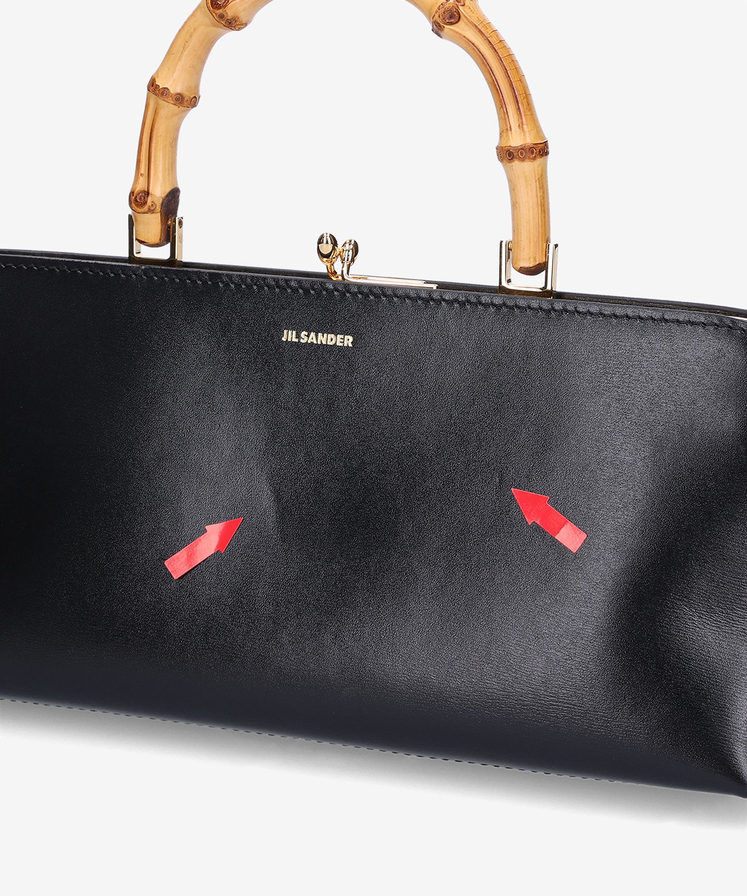 Jil Sander★ミニ ゴジバンブー トートバッグ GOJI BAMBOO Black MUSINSA | JIL SANDER Goji Bamboo Piccola Tote Bag - Black
