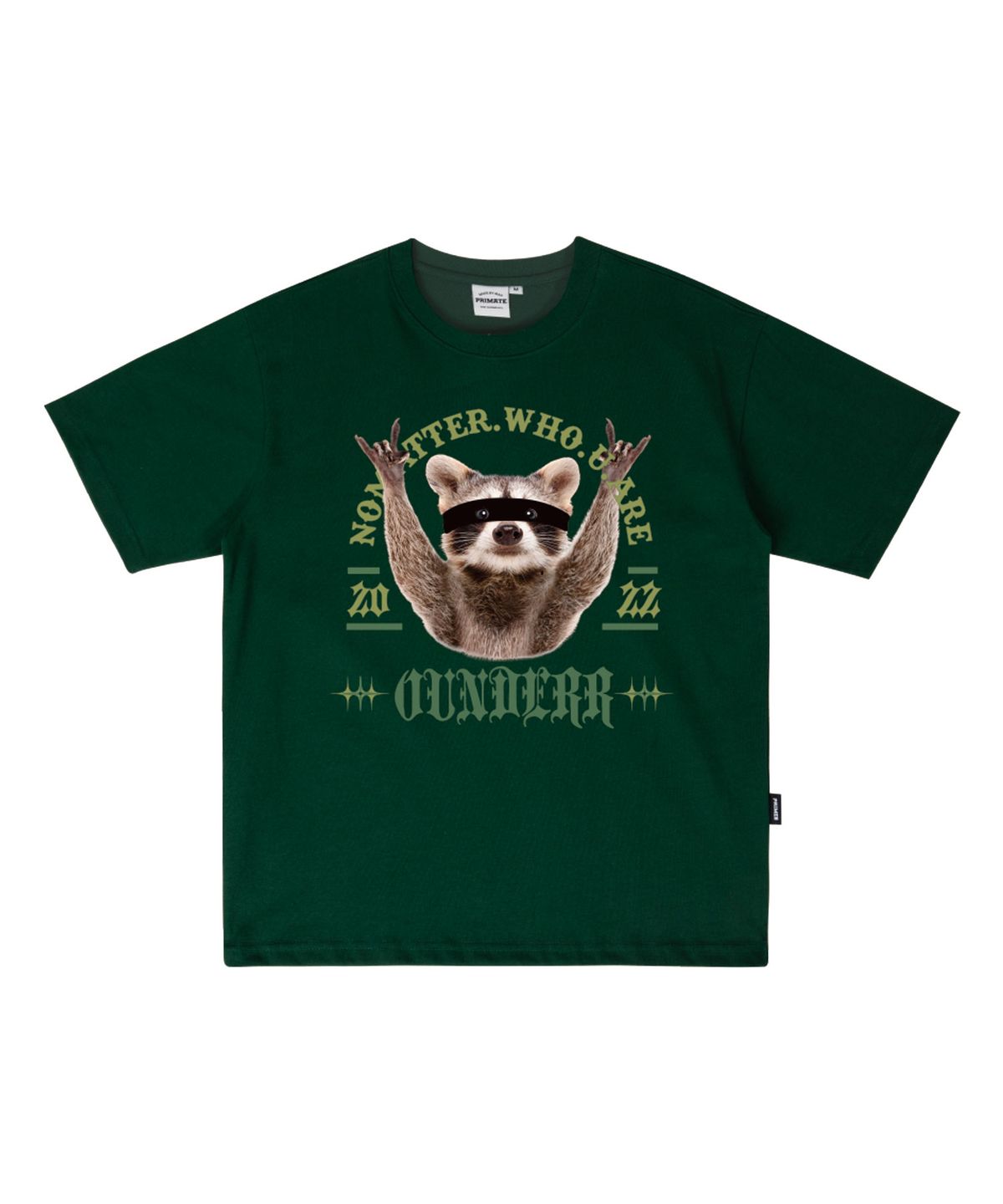 오언더알(OUNDERR) MASK RACCON 오버핏 반팔티셔츠 [6COLORS]