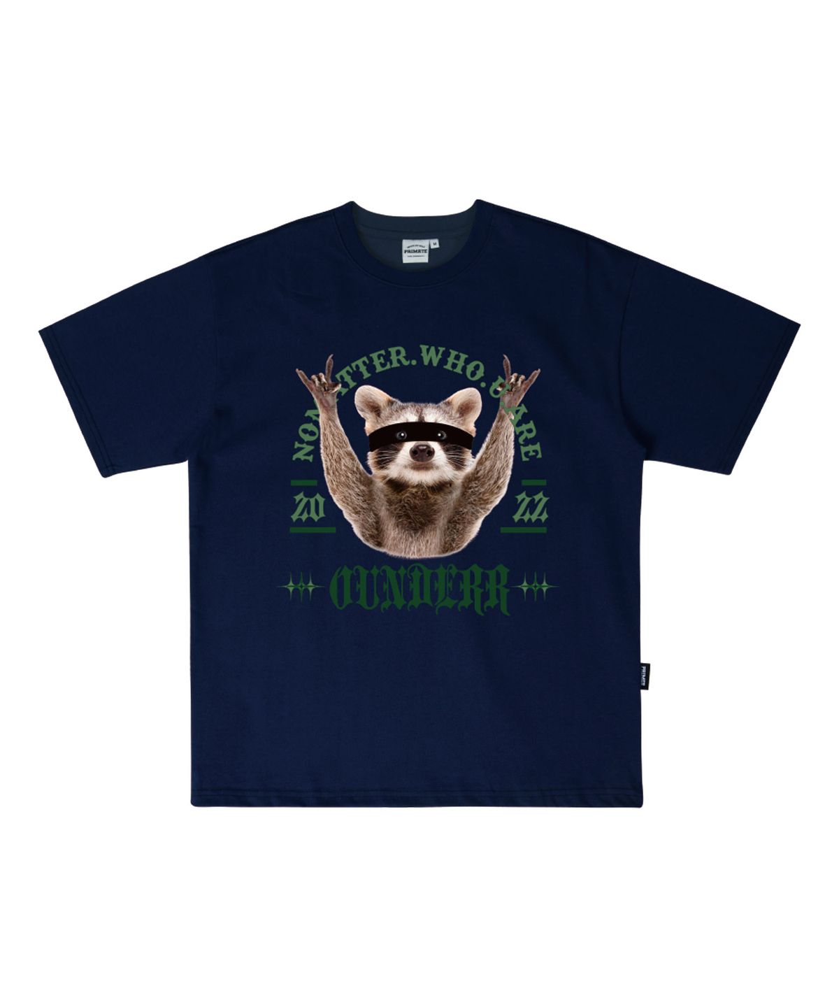 오언더알(OUNDERR) MASK RACCON 오버핏 반팔티셔츠 [6COLORS]