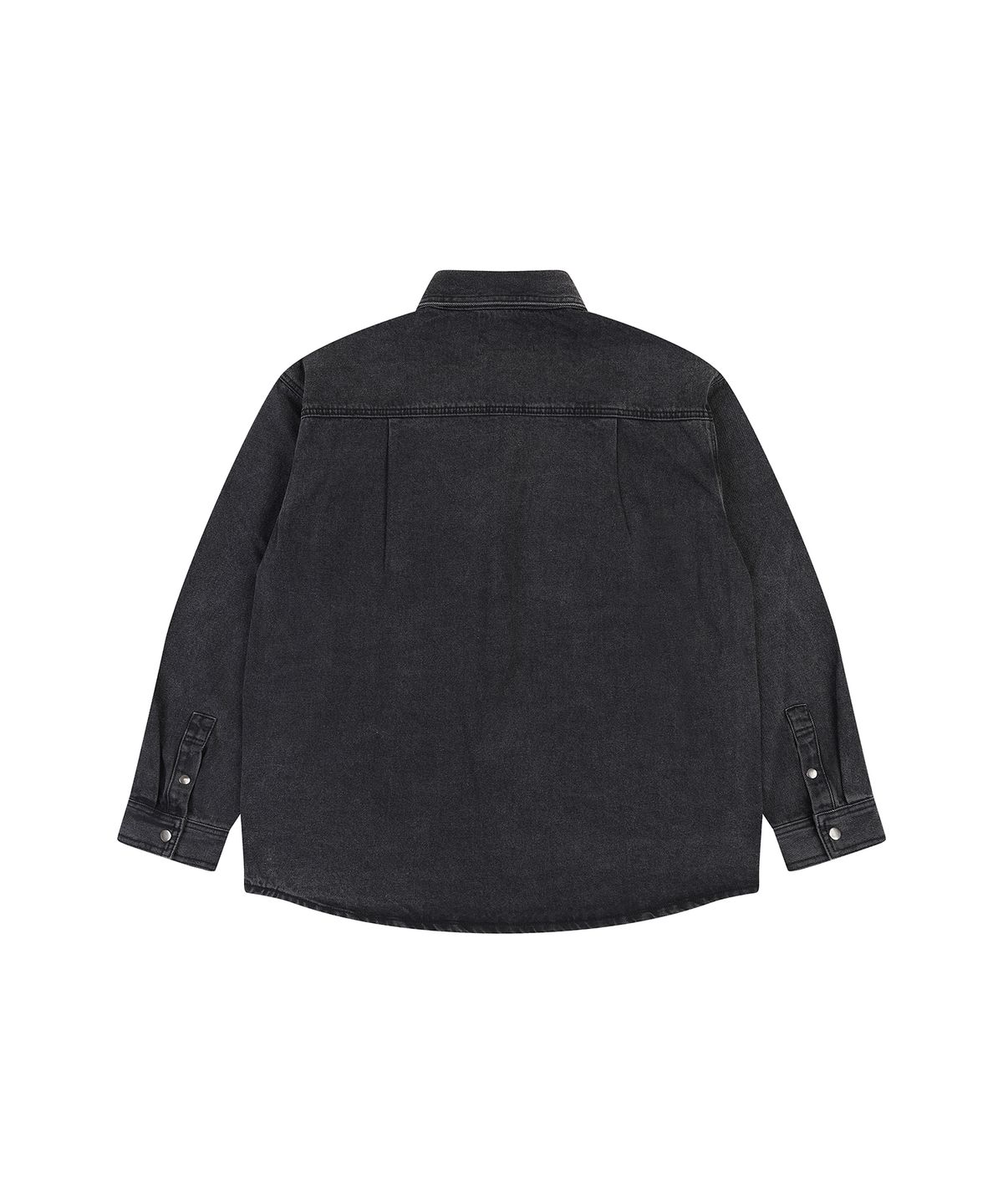 랩원오원(LAB101) 오버핏 지퍼 멀티 포켓 데님 자켓 (BLACK)