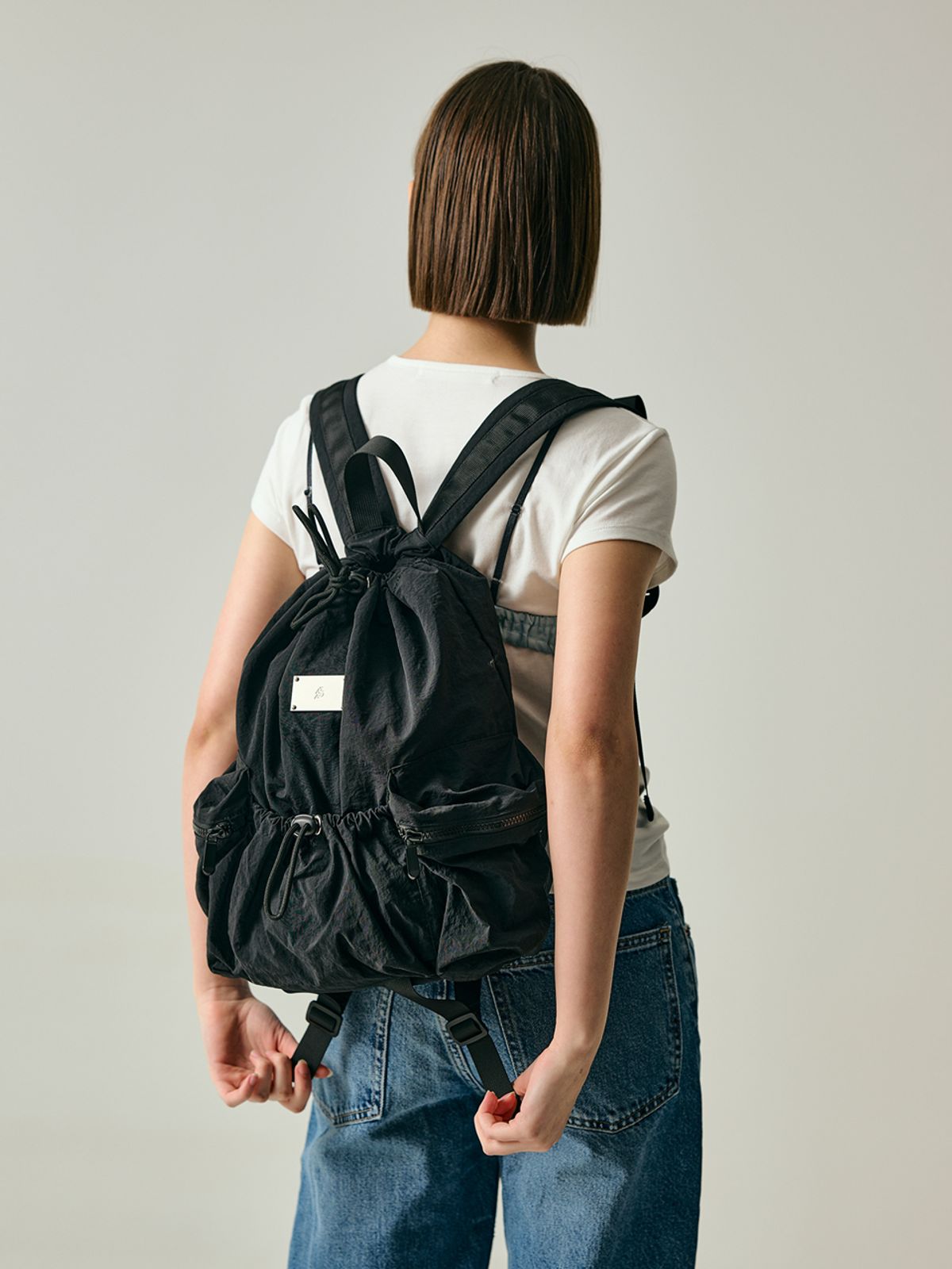샐볼(SALBOL) LIGHT STREET SMALL BACKPACK [BLACK]