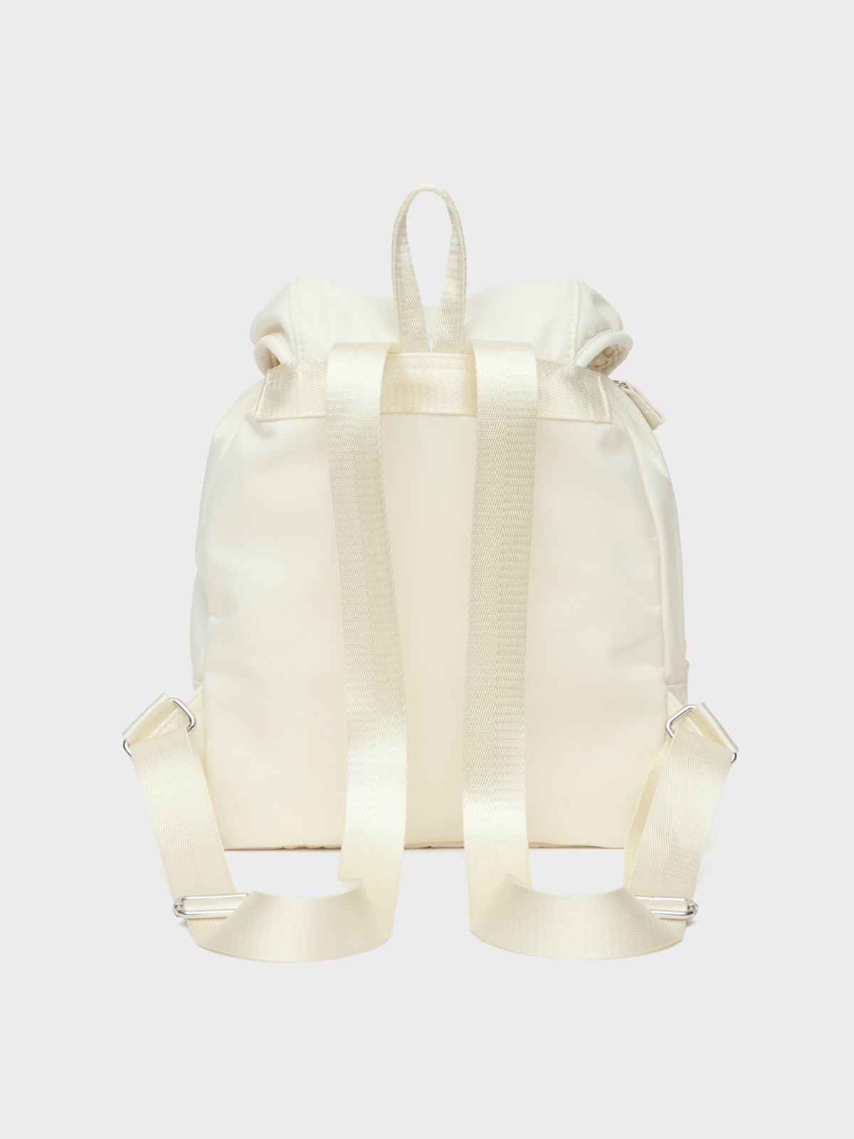 샐볼(SALBOL) SYMBOL NYLON SMALL BACKPACK [IVORY]