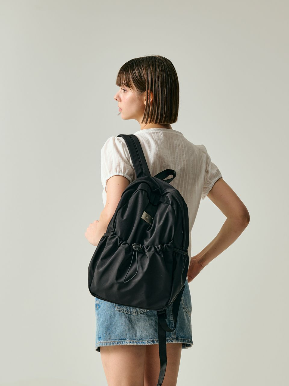 [SALAD BOWLS] LIGHT CITY BACKPACK★バックパック MUSINSA | SALAD BOWLS SYMBOL NYLON BACKPACK [BLACK]
