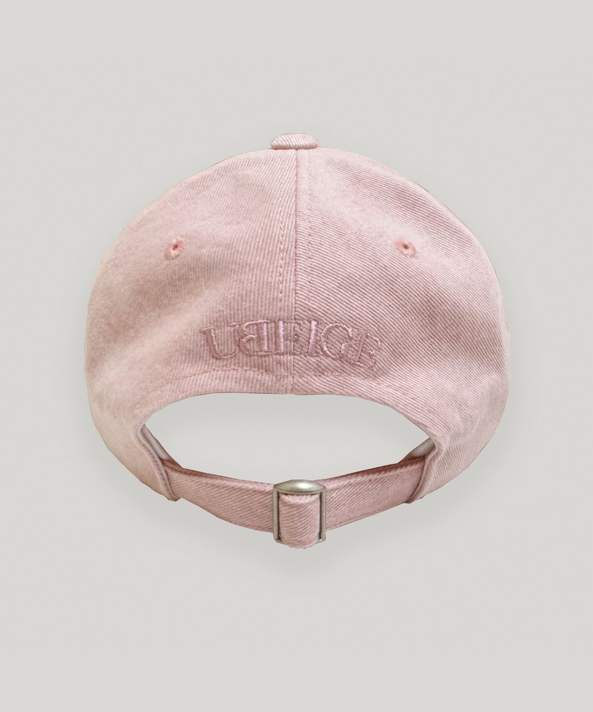 유베이지(UBEIGE) 리본 피그먼트 볼캡 (Pink)