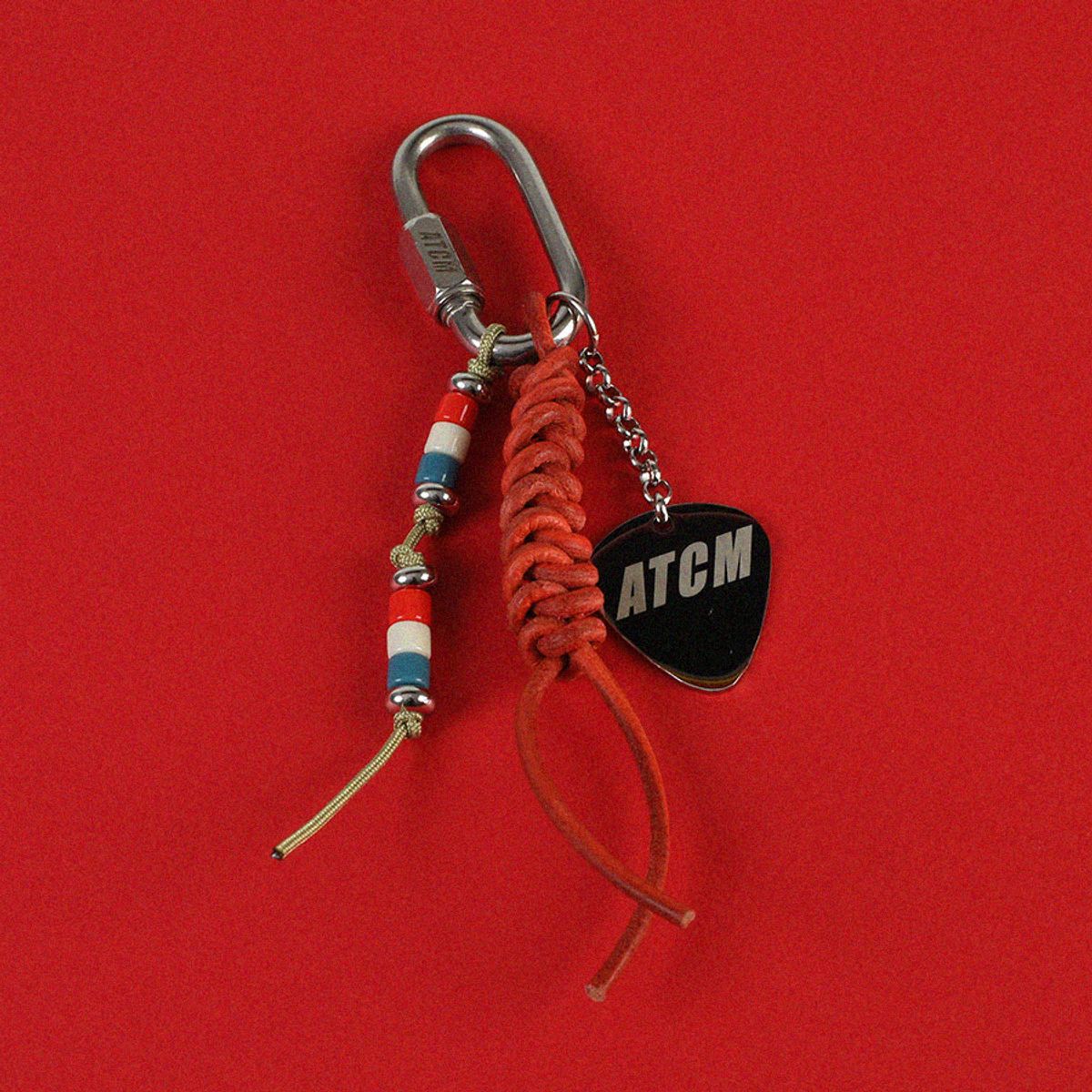 어센틱모즈(AUTHENTICMODS) ATCM leather keyring(red)