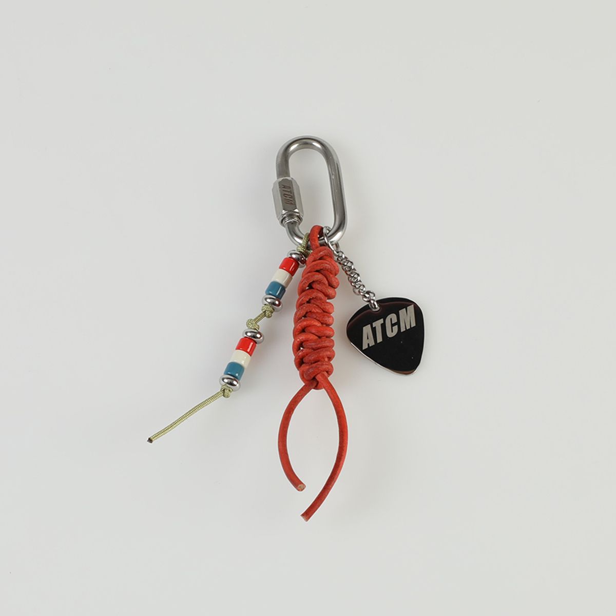 어센틱모즈(AUTHENTICMODS) ATCM leather keyring(red)