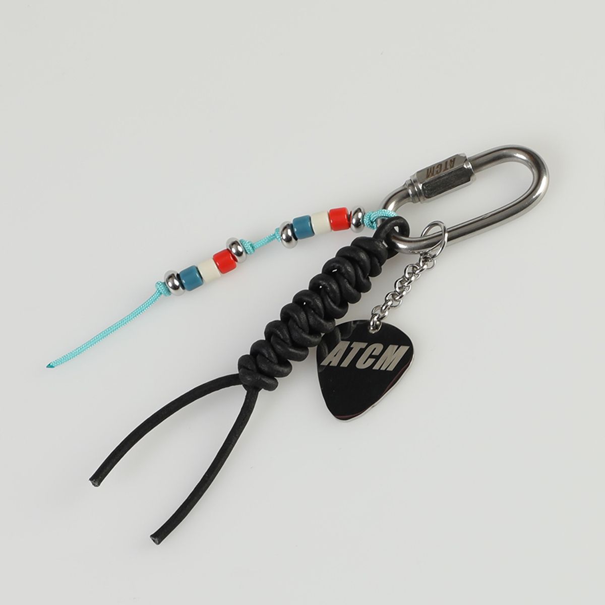 어센틱모즈(AUTHENTICMODS) ATCM leather keyring(black)
