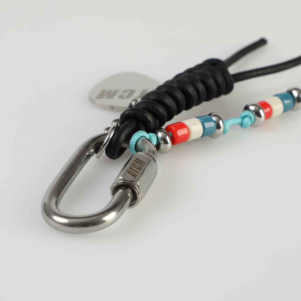 어센틱모즈(AUTHENTICMODS) ATCM leather keyring(black)