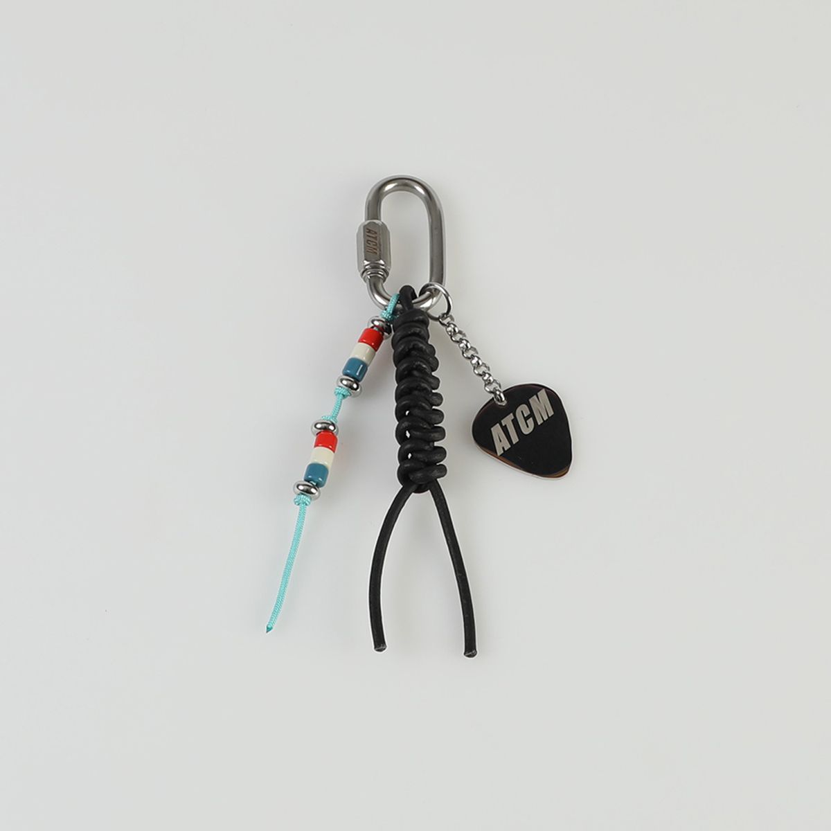 어센틱모즈(AUTHENTICMODS) ATCM leather keyring(black)