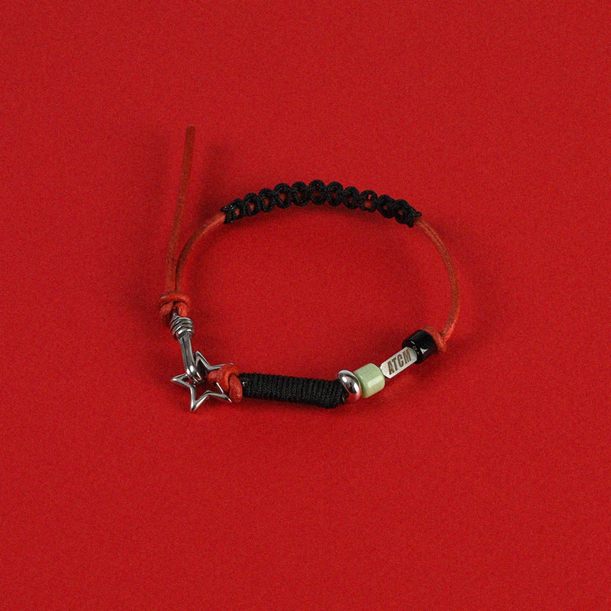 어센틱모즈(AUTHENTICMODS) ATCM Half-Light bracelet(red)