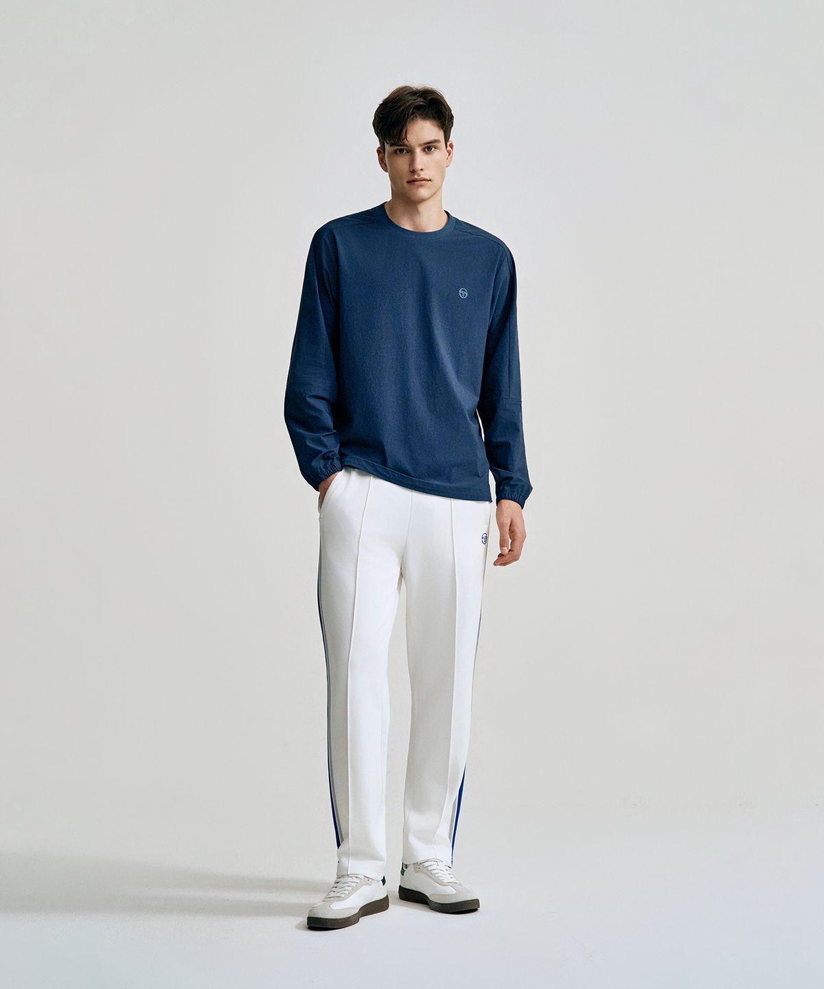 세르지오 타키니(SERGIO TACCHINI) M 고트 다마린도 트랙 팬츠 (White)
