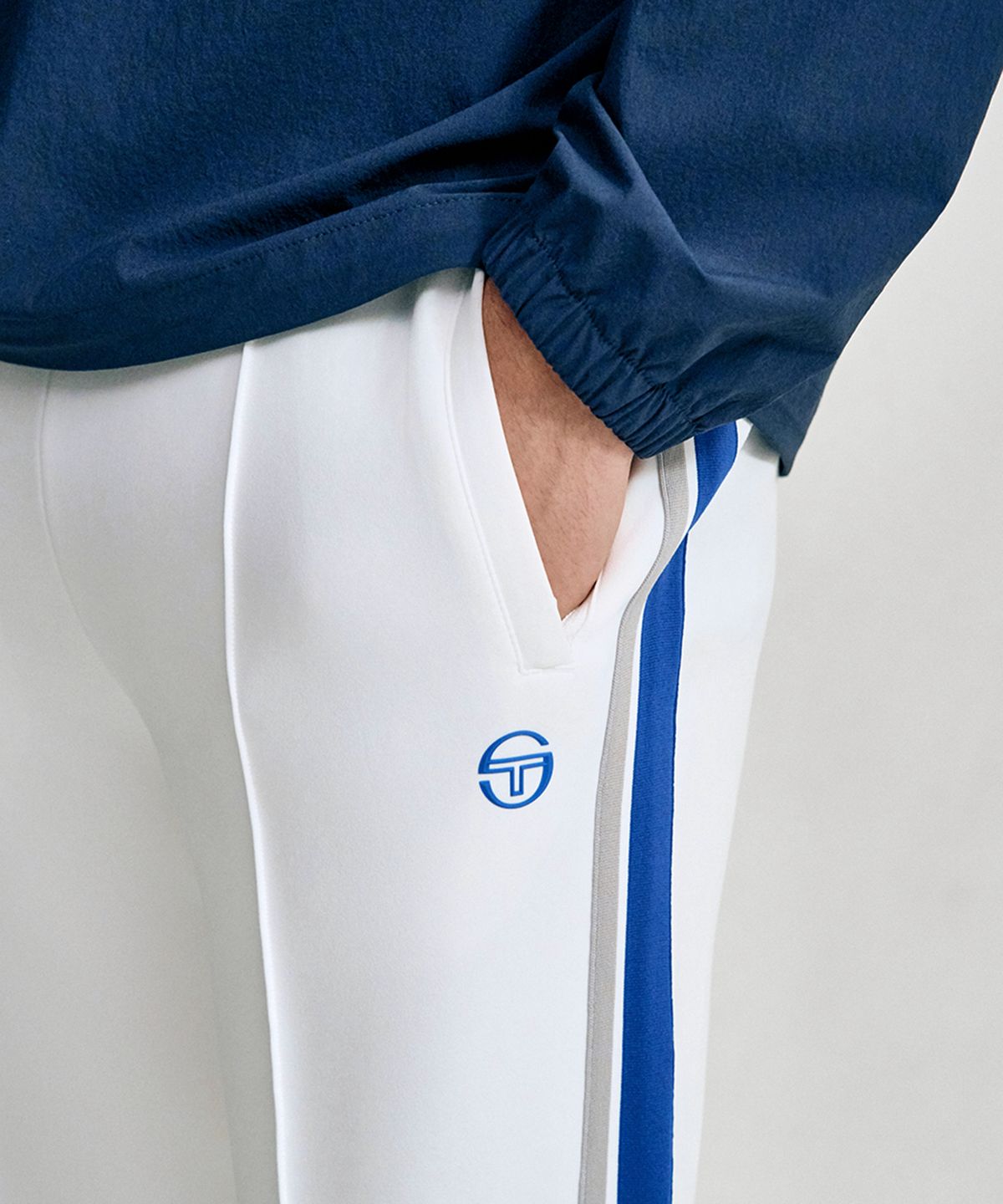 세르지오 타키니(SERGIO TACCHINI) M 고트 다마린도 트랙 팬츠 (White)