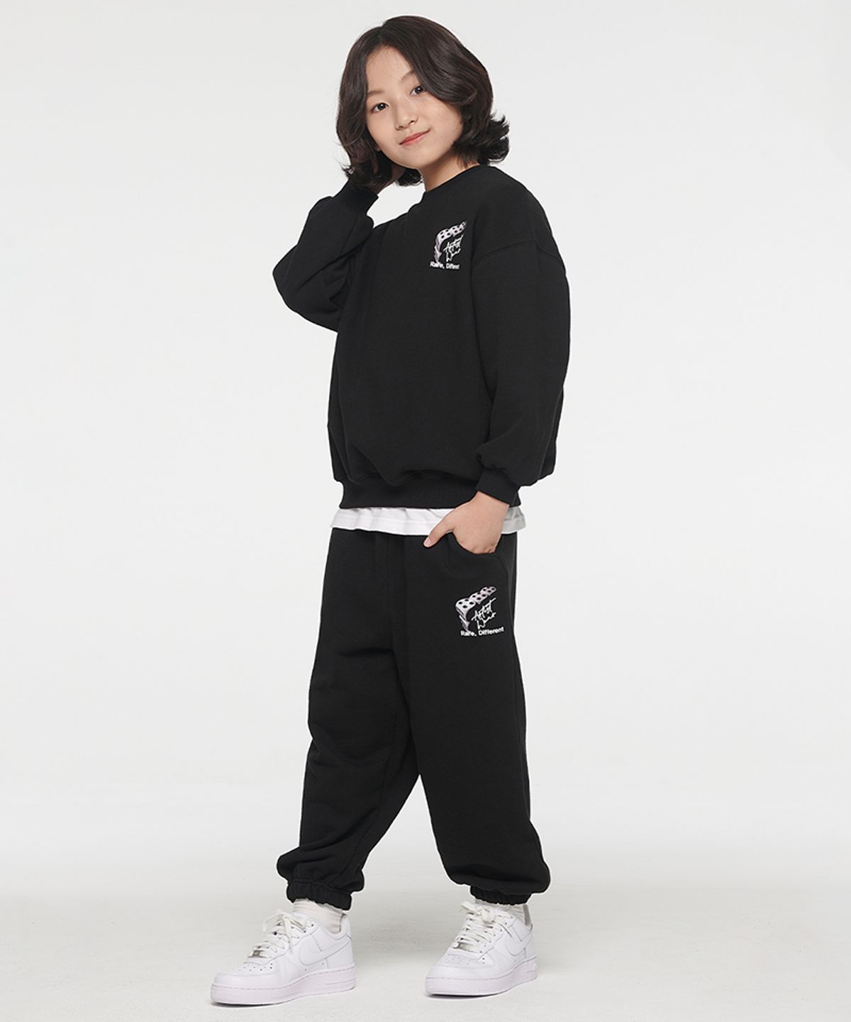 아티스트웨어 키즈(ARTISTWEARKIDS) [ATW] 키즈 다이스 셋업_BK