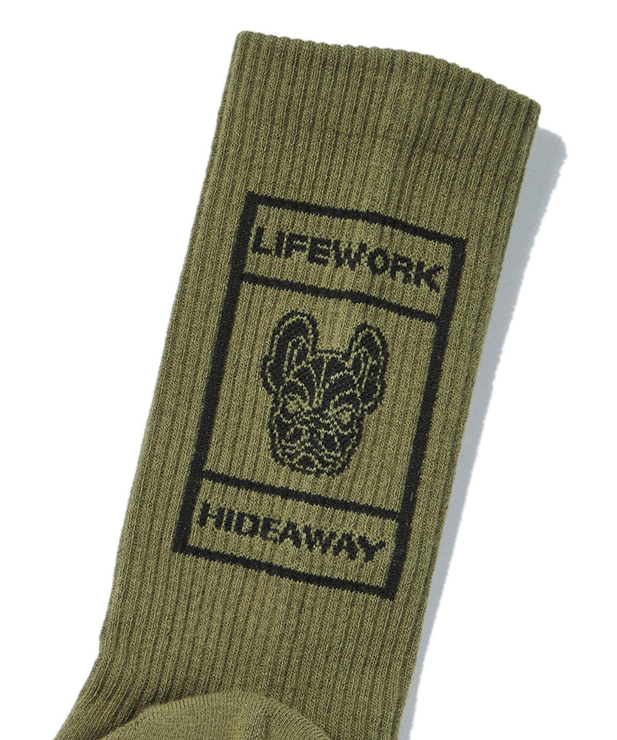 라이프워크(LIFEWORK) 스퀘어 로고 크루삭스