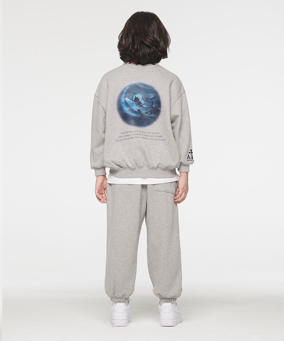 아티스트웨어 키즈(ARTISTWEARKIDS) [ATW] 키즈 문라이트웨일 셋업_GY