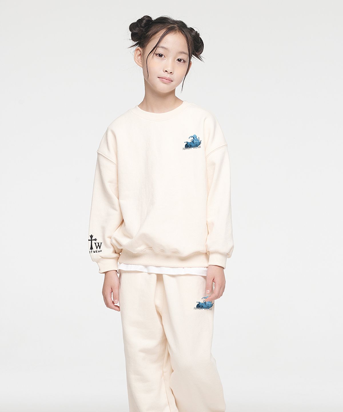 아티스트웨어 키즈(ARTISTWEARKIDS) [ATW] 키즈 문라이트웨일 셋업_CR