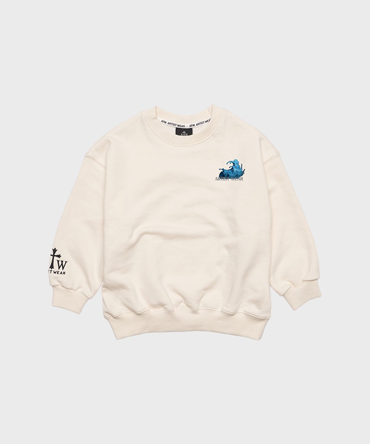 아티스트웨어 키즈(ARTISTWEARKIDS) [ATW] 키즈 문라이트웨일 셋업_CR