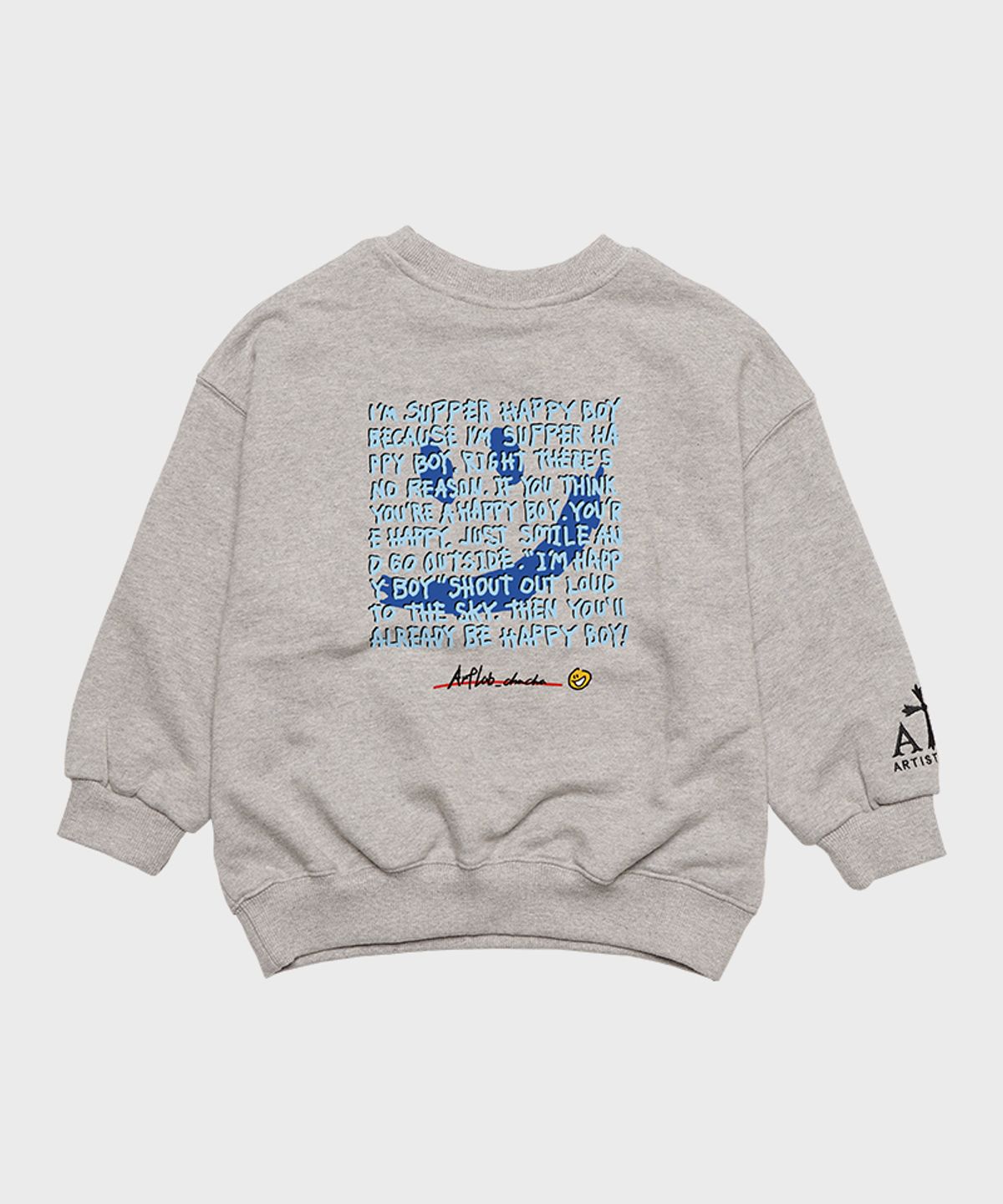 아티스트웨어 키즈(ARTISTWEARKIDS) [ATW] 키즈 수퍼해피 셋업_GY