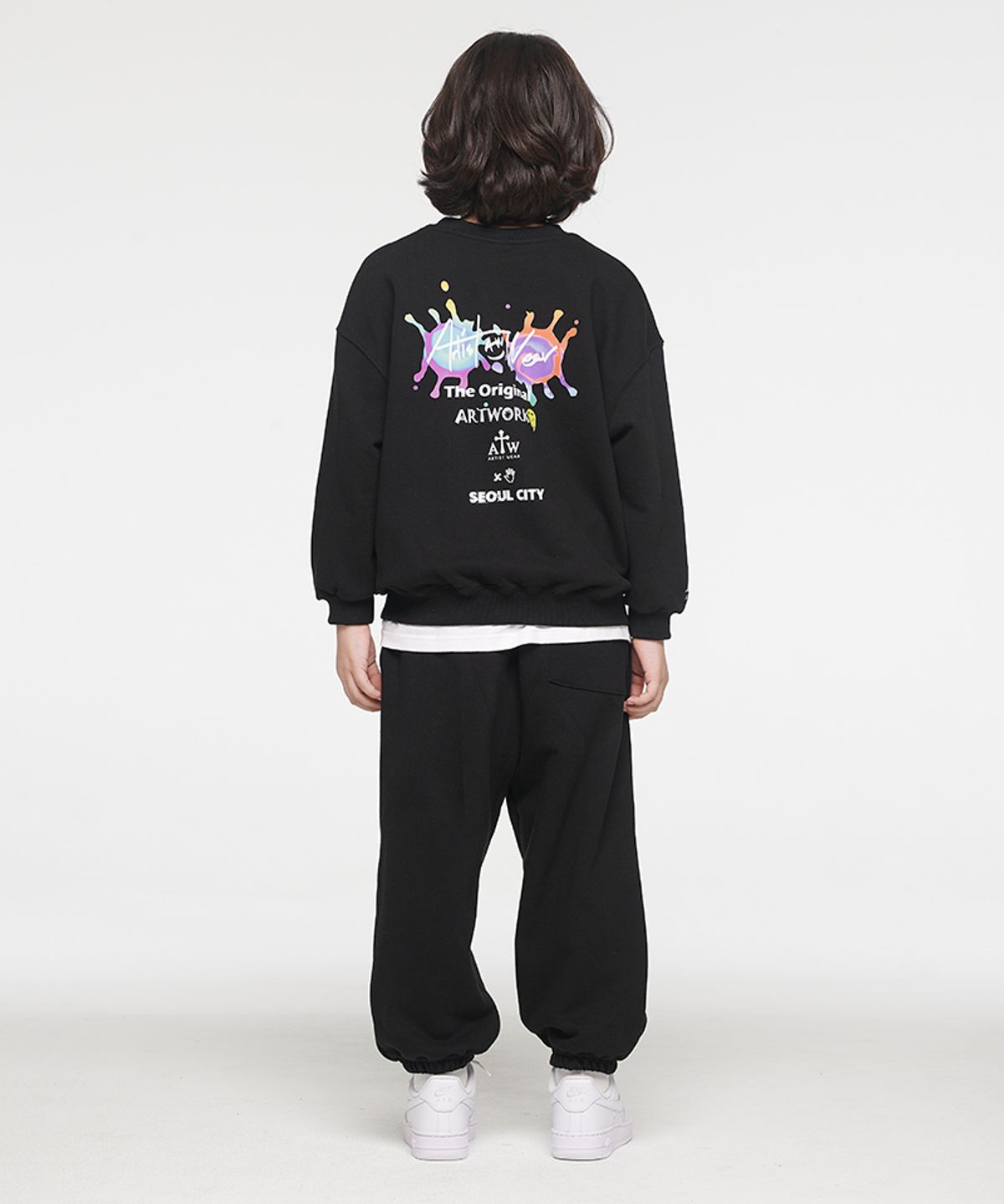 아티스트웨어 키즈(ARTISTWEARKIDS) [ATW] 키즈 오리지널 셋업_BK