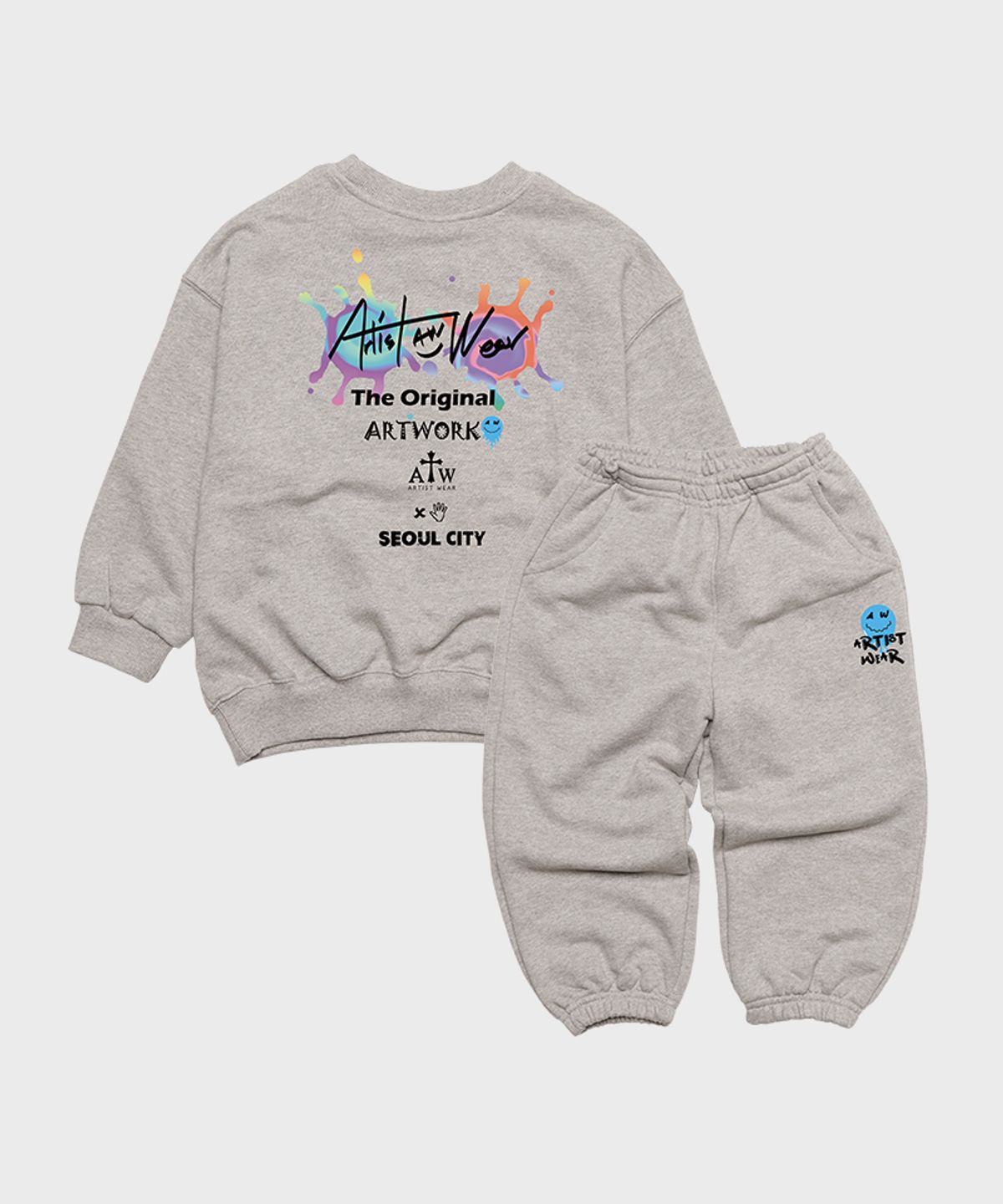 아티스트웨어 키즈(ARTISTWEARKIDS) [ATW] 키즈 오리지널 셋업_GY