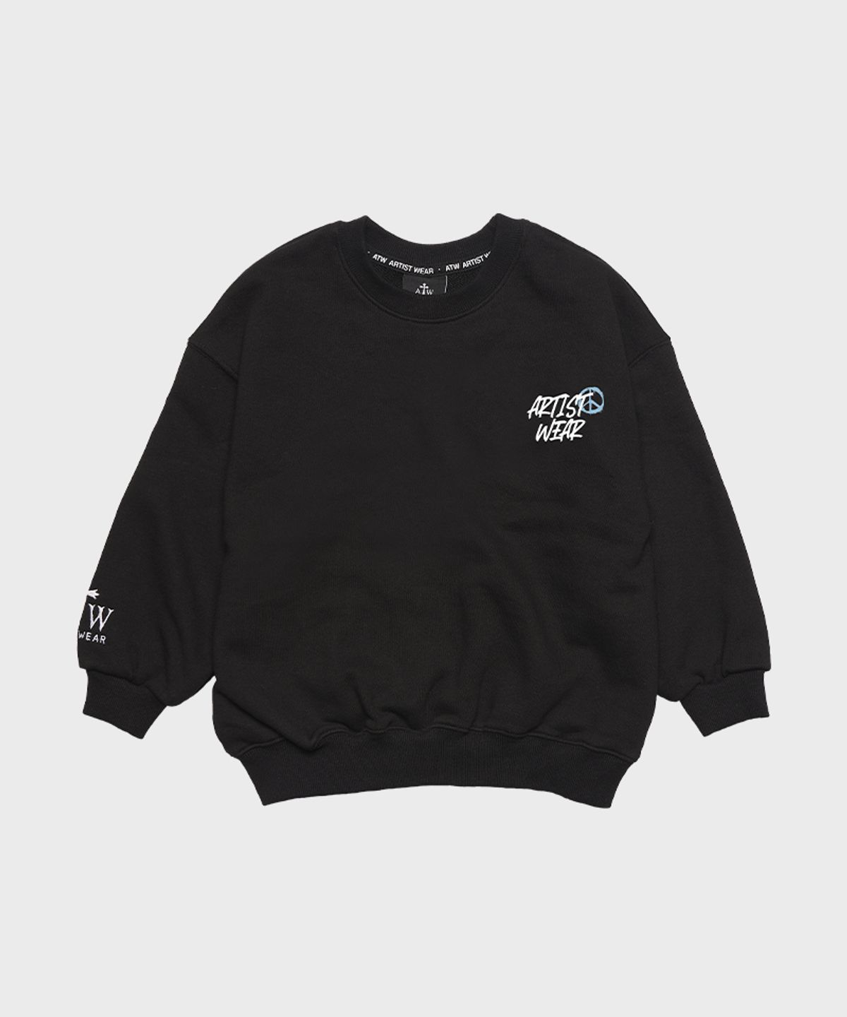 아티스트웨어 키즈(ARTISTWEARKIDS) [ATW] 키즈 위원트 셋업_BK