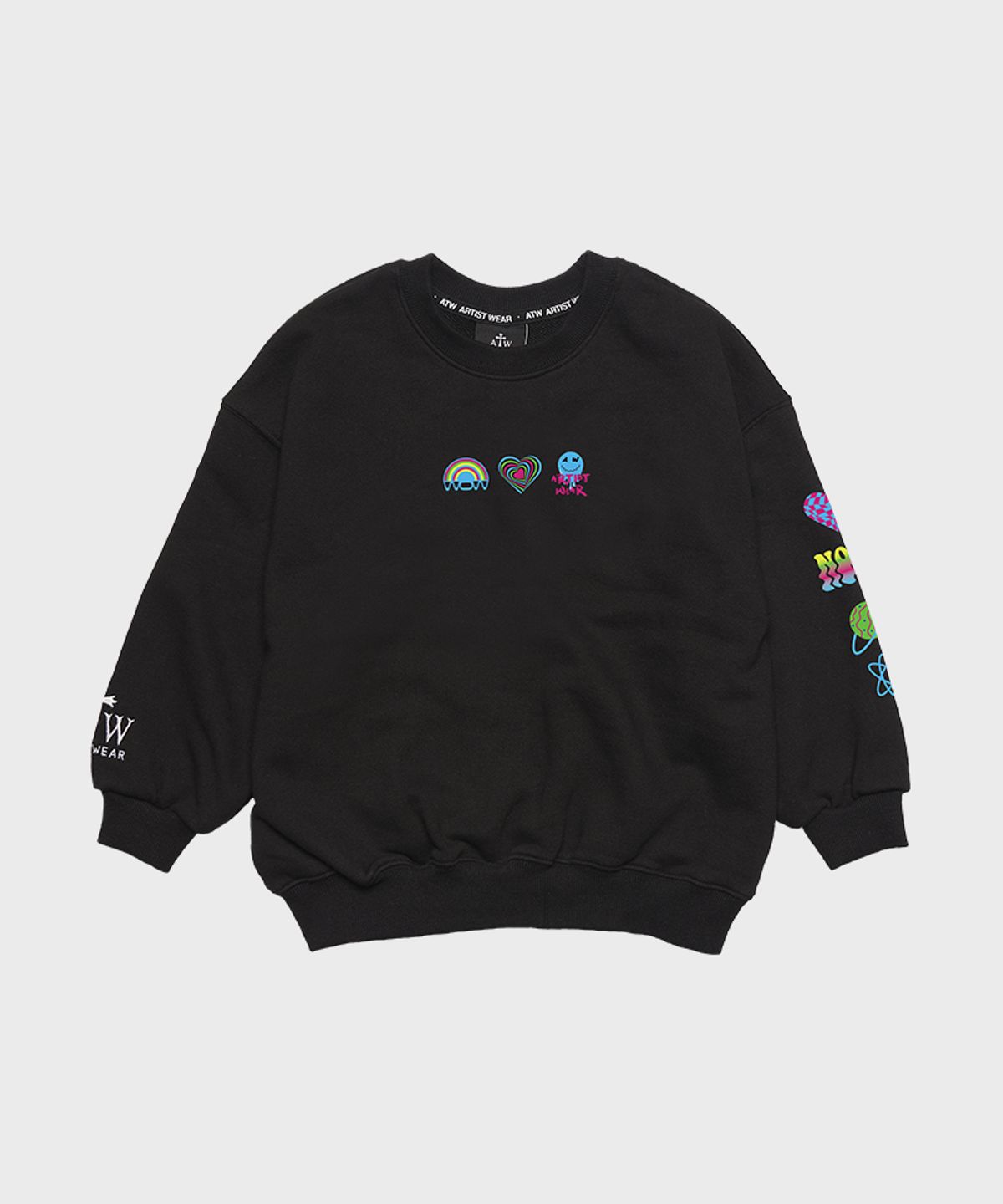 아티스트웨어 키즈(ARTISTWEARKIDS) [ATW] 키즈 사이키델릭 셋업_BK