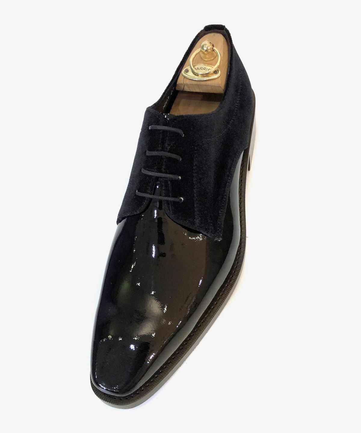 조앤슈(JOENSHOE) 마일드 하프 벨벳 옥스퍼드 크링크 블랙