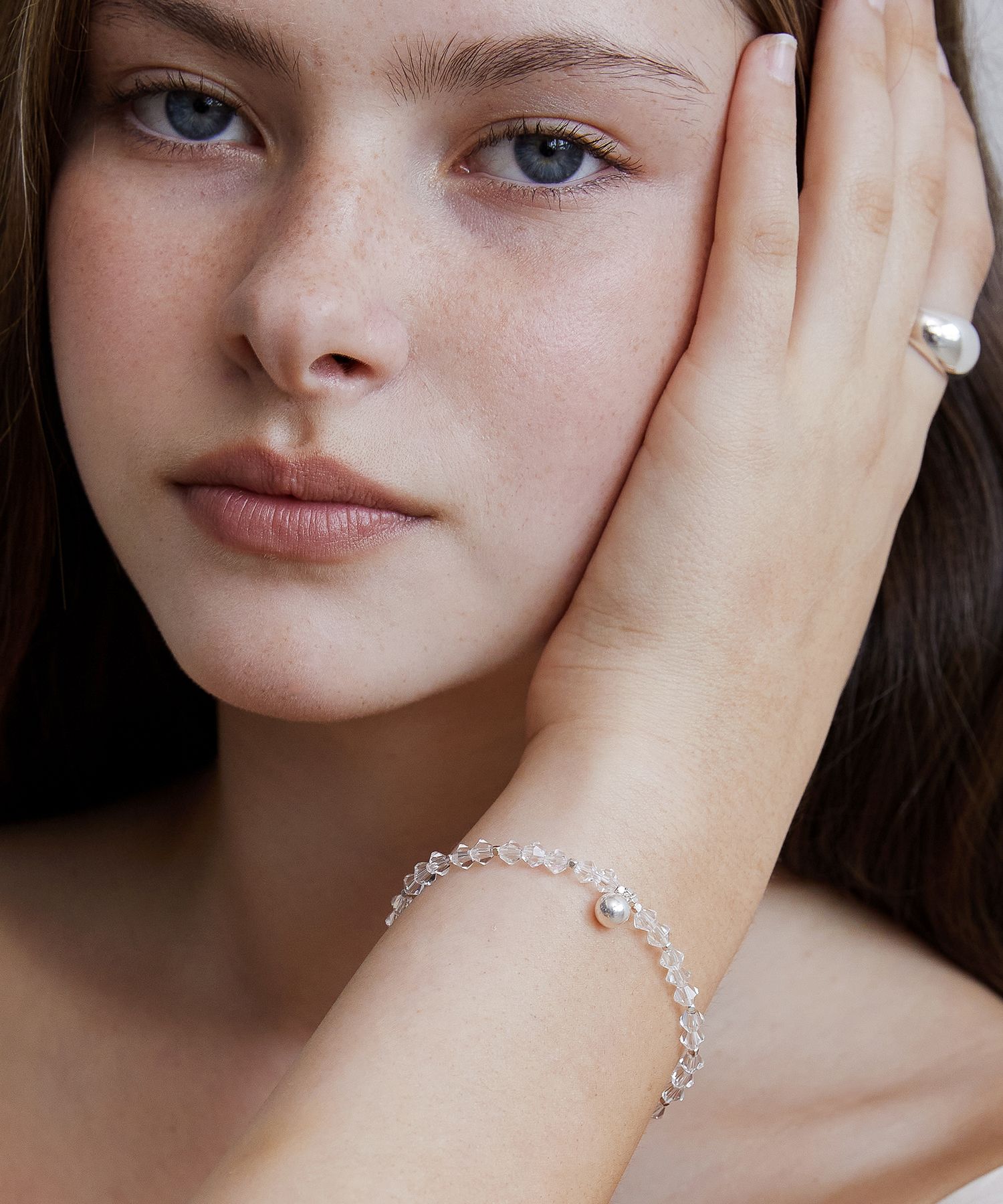 ●TATIANA● Silver 925 Swarovski Bead Ball Bracelet BR1800 5 MUSINSA | TATIANA (Silver 925) Swarovski Bead Ball Bracelet