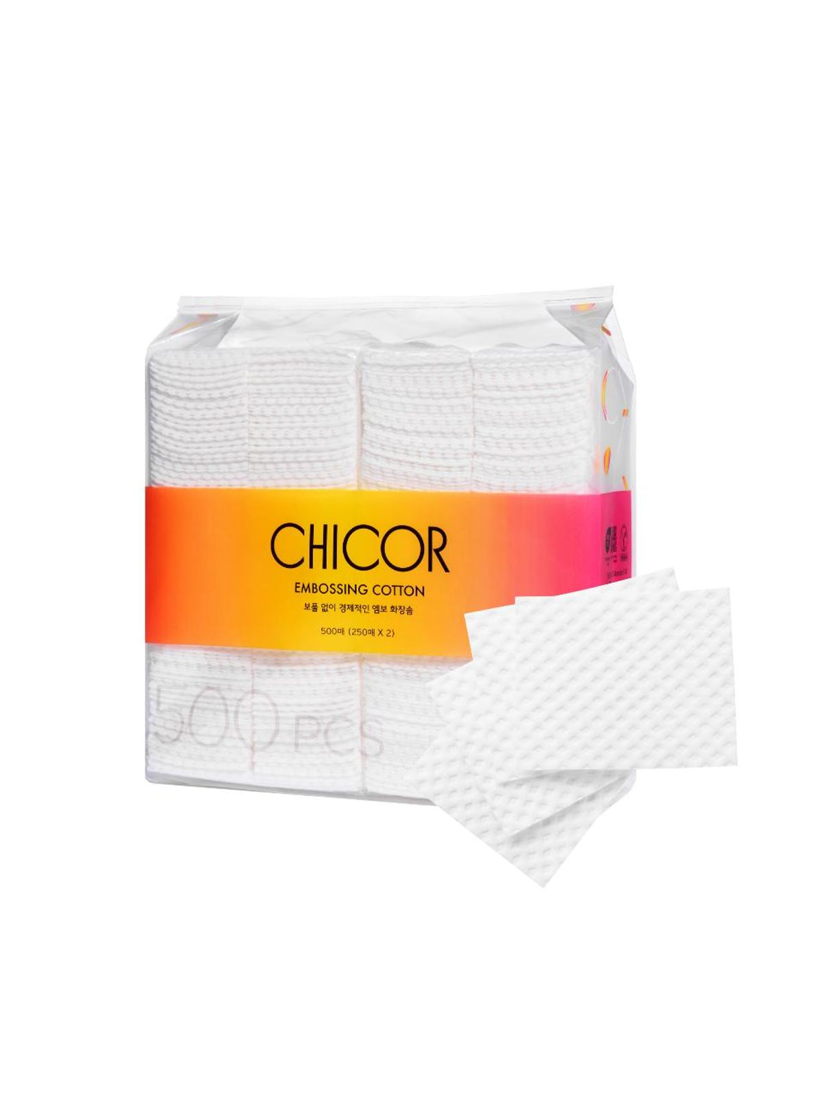 시코르 컬렉션(CHICOR COLLECTION) 시코르 엠보 코튼 500매