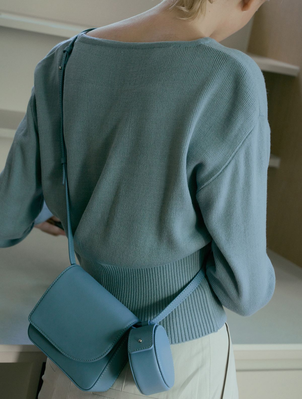 생럭슈(SAINTLUXURE) Mui Bag 블루