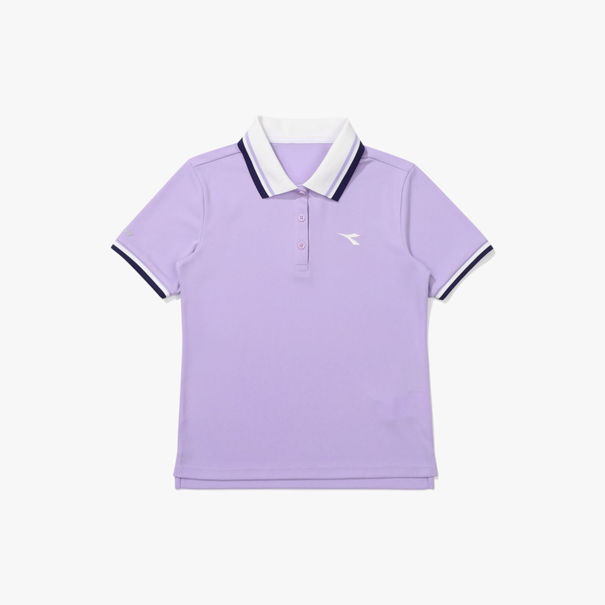 디아도라(diadora) 쿨코어 PQ 반팔 티셔츠 우먼 PURPLE