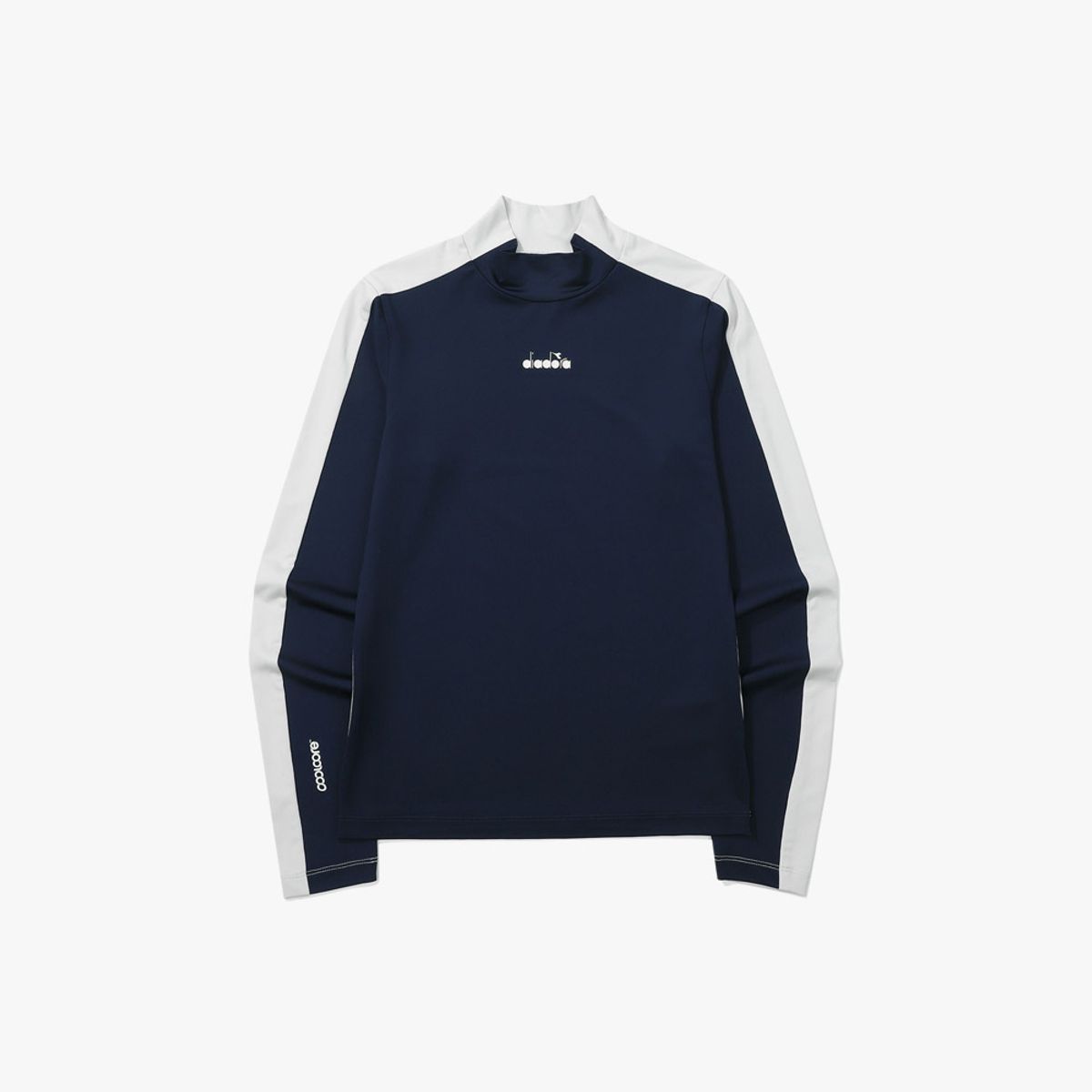 디아도라(diadora) 쿨코어 하프넥 티셔츠 우먼 NAVY