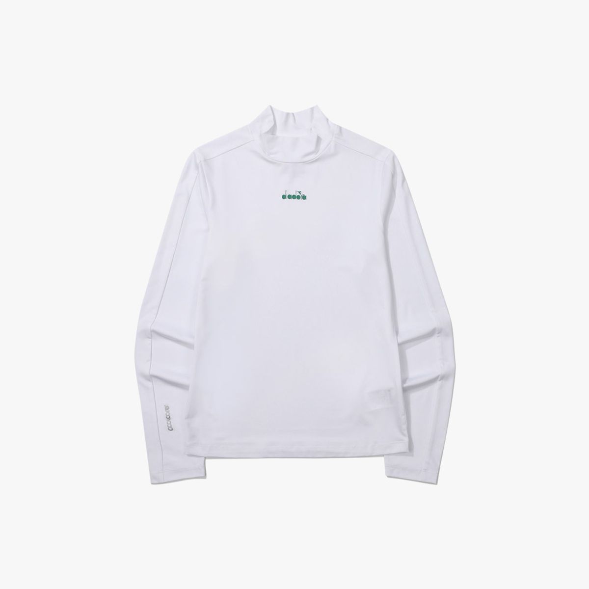 디아도라(diadora) 쿨코어 하프넥 티셔츠 우먼 WHITE