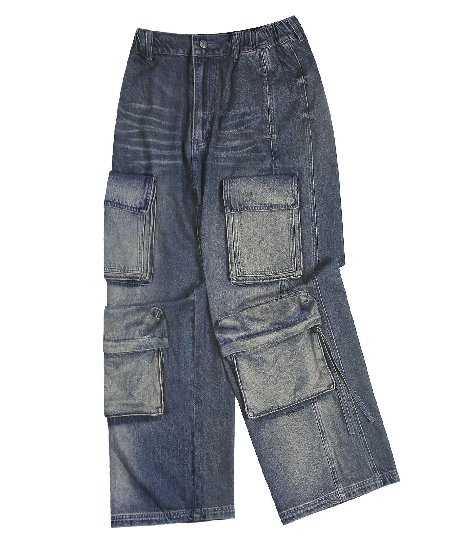 ★MUCENT★ Gross Nylon Cargo Pants MUSINSA | MUCENT Gross Poly Nylon Parachute Pintuck String