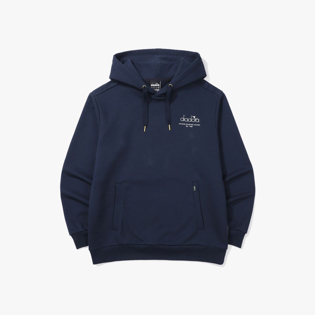 디아도라(diadora) 달리 스웻 후드 NAVY