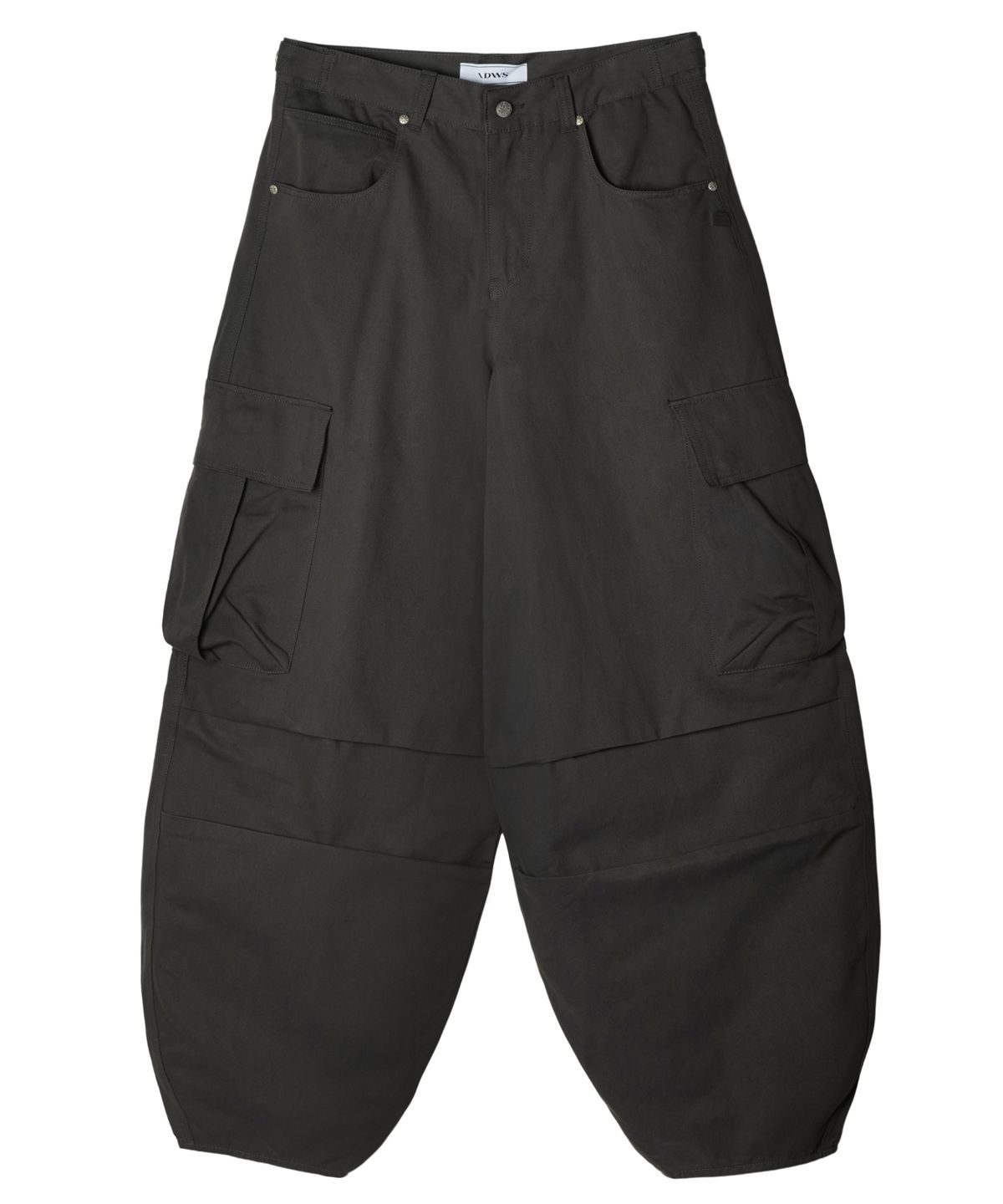 아이돈워너셀(IDWS) Andy Twill Balloon Cargo Pants Charcoal