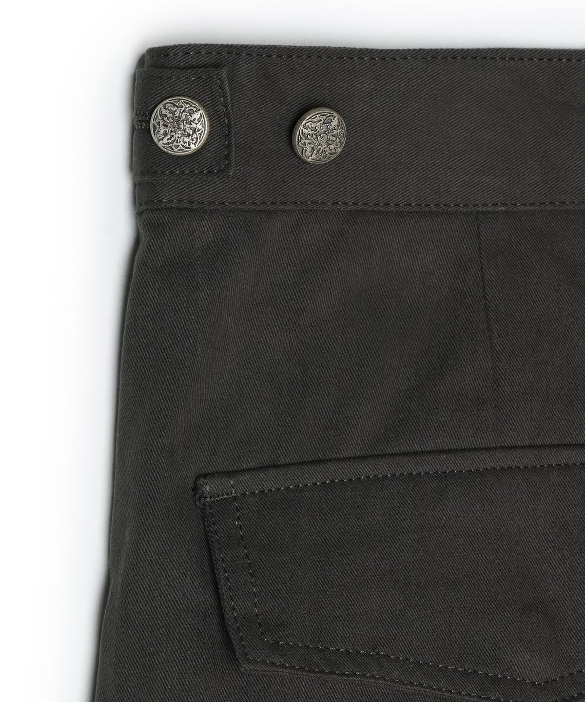 아이돈워너셀(IDWS) Andy Twill Balloon Cargo Pants Charcoal