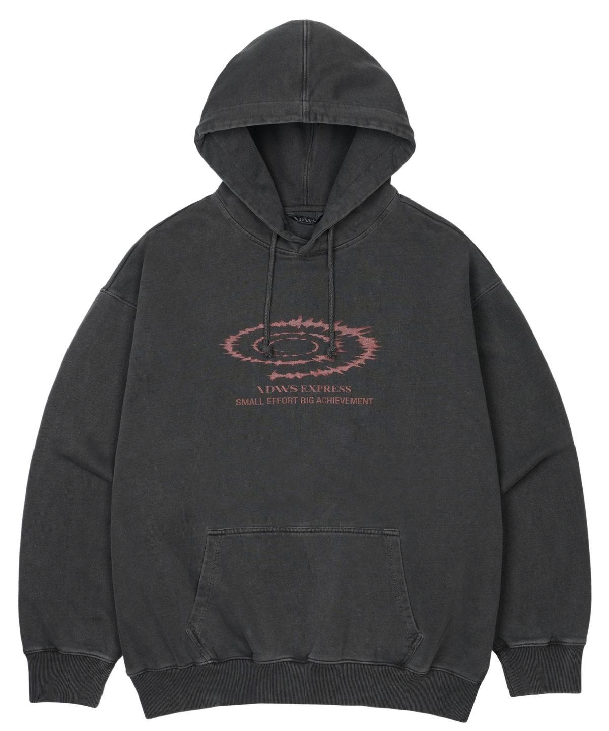 아이돈워너셀(IDWS) Swift Symbol Dying Hoodie Charcoal