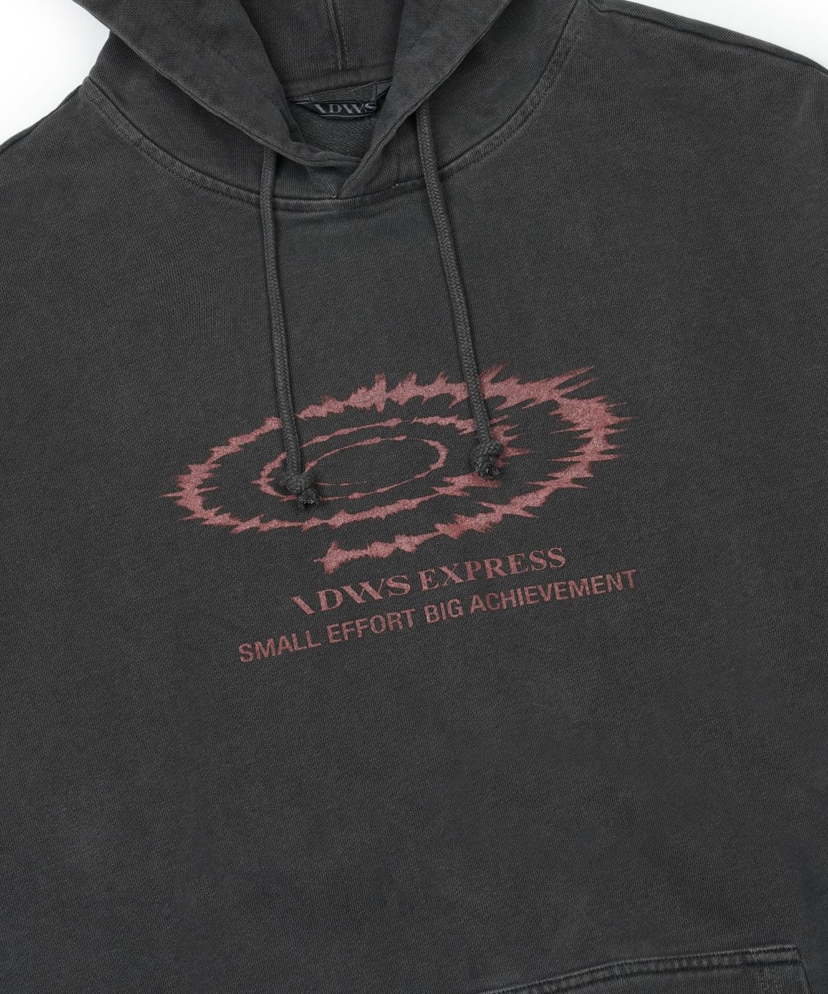 아이돈워너셀(IDWS) Swift Symbol Dying Hoodie Charcoal