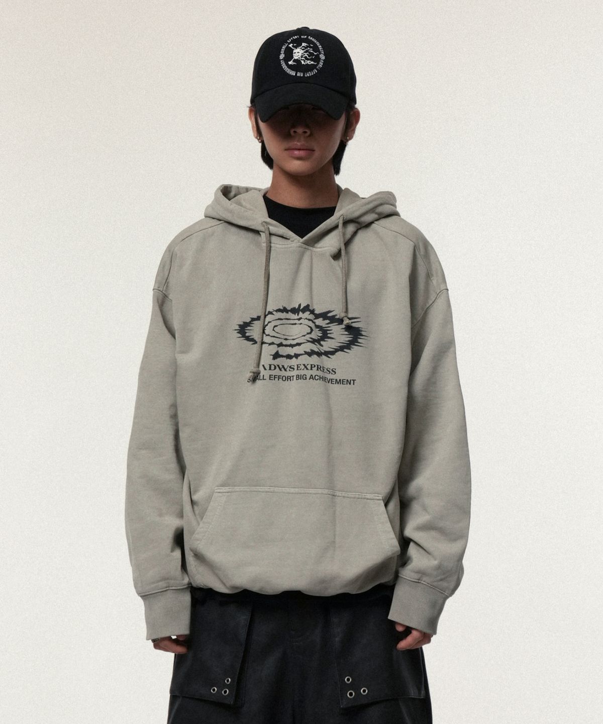 아이돈워너셀(IDWS) Swift Symbol Dying Hoodie Sand