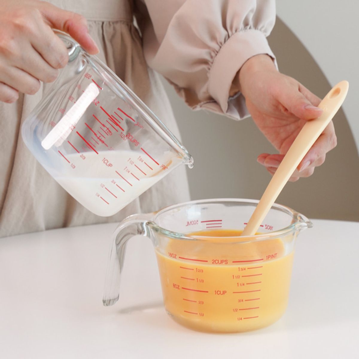 퍼기(FIRGI) 내열유리 계량컵 500ml