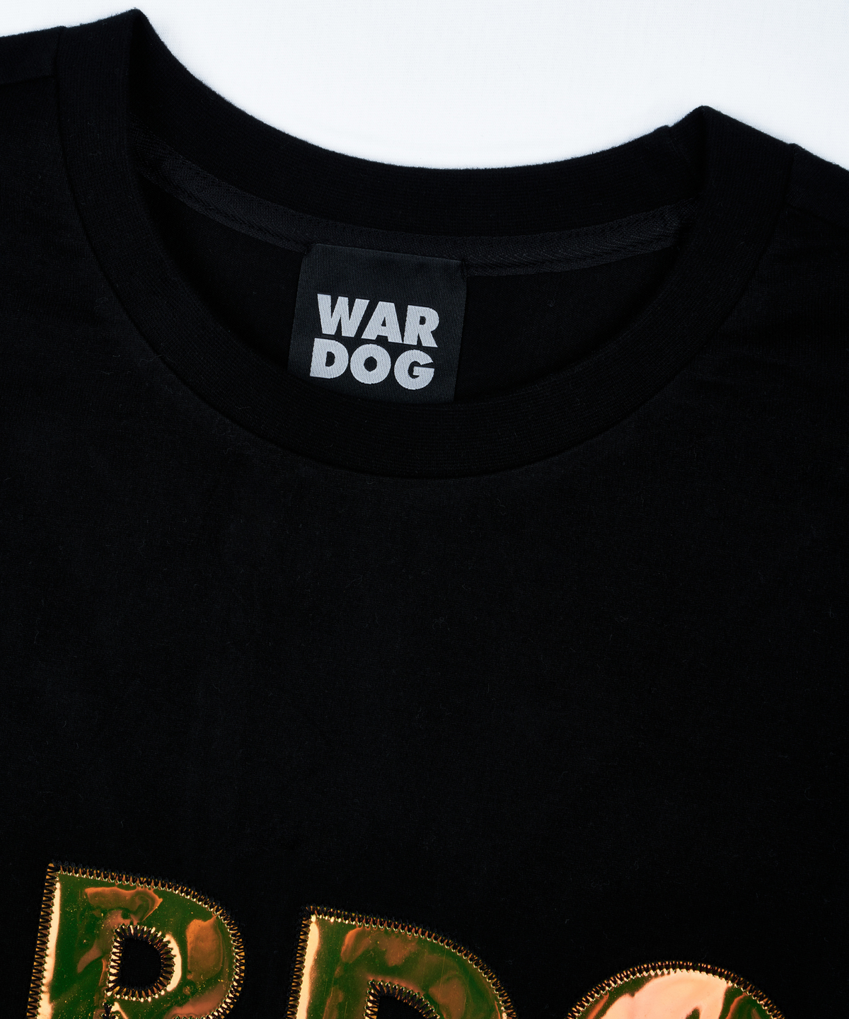 워독(WARDOG) 홀로그램 로고 티셔츠 블랙