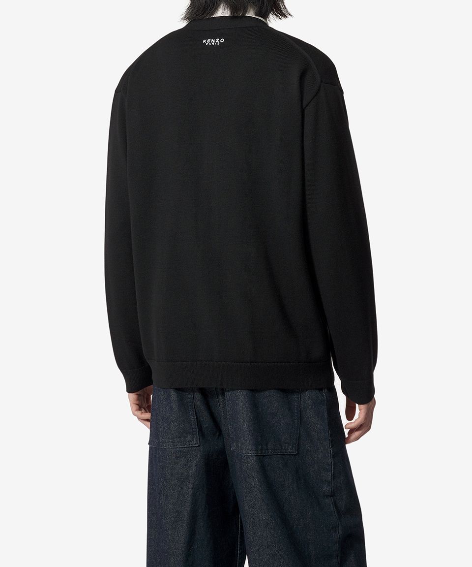 kenzou！ Kenzo Outlet: men's cardigan - Blue | FD55SW4464ME | GIGLIO.COM