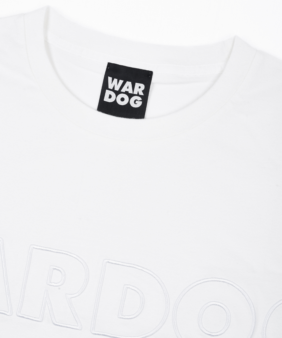 워독(WARDOG) 로고 티셔츠 화이트