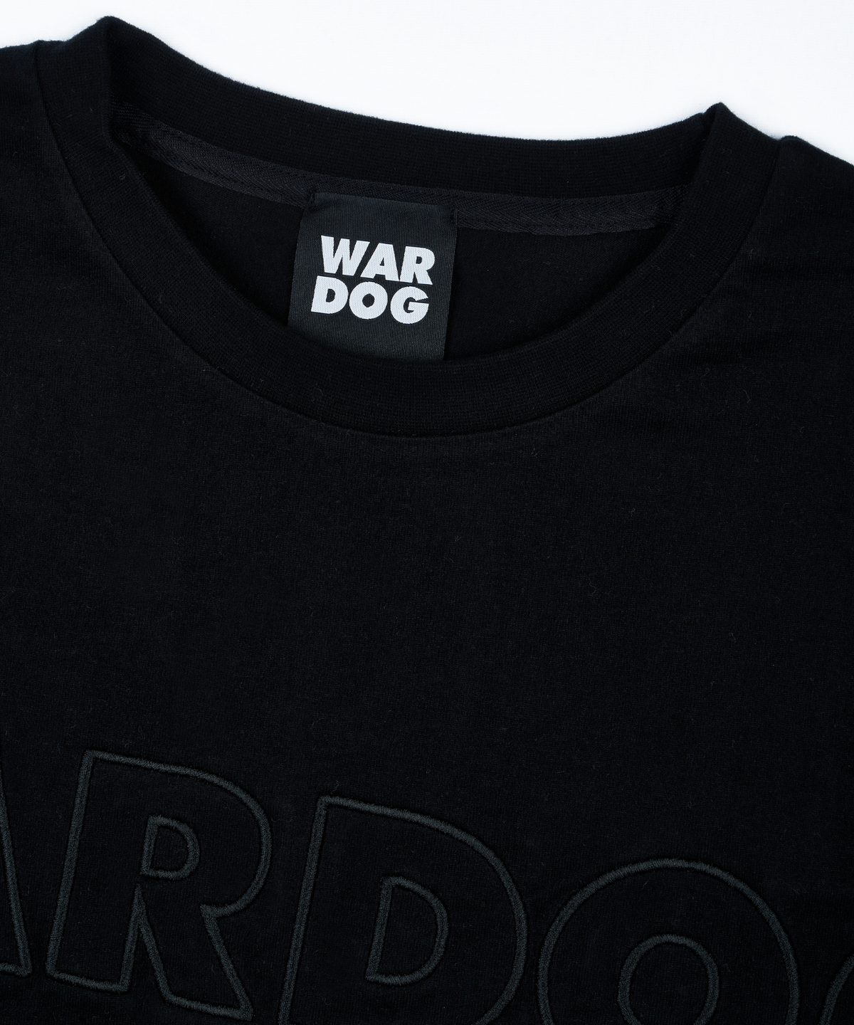 워독(WARDOG) 로고 티셔츠 블랙