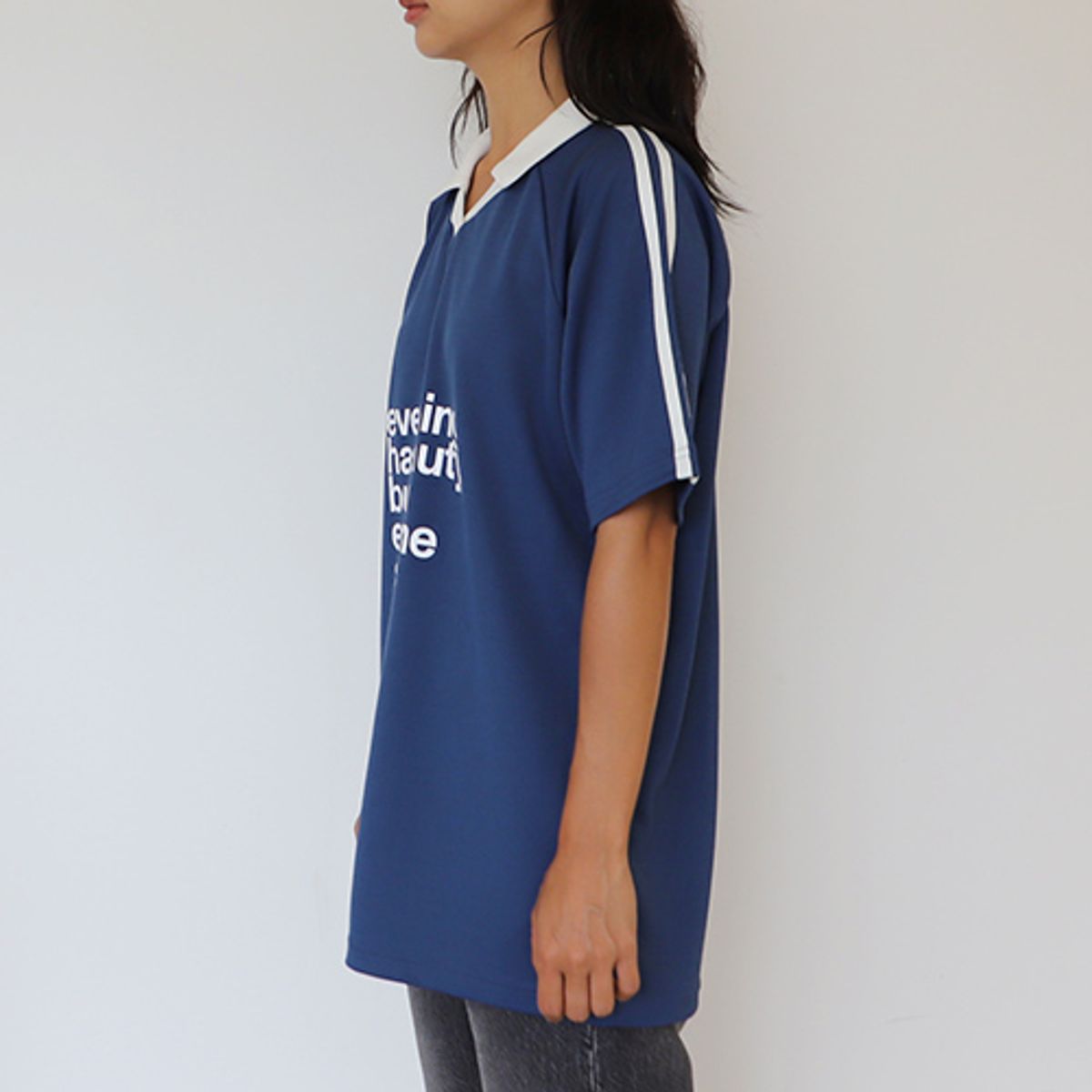 크루치(KRUCHI) SYMBOL FOOTBALL JERSEY (Deep BLUE)