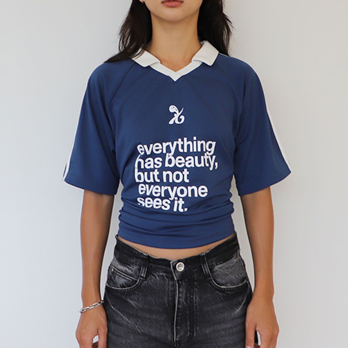 크루치(KRUCHI) SYMBOL FOOTBALL JERSEY (Deep BLUE)
