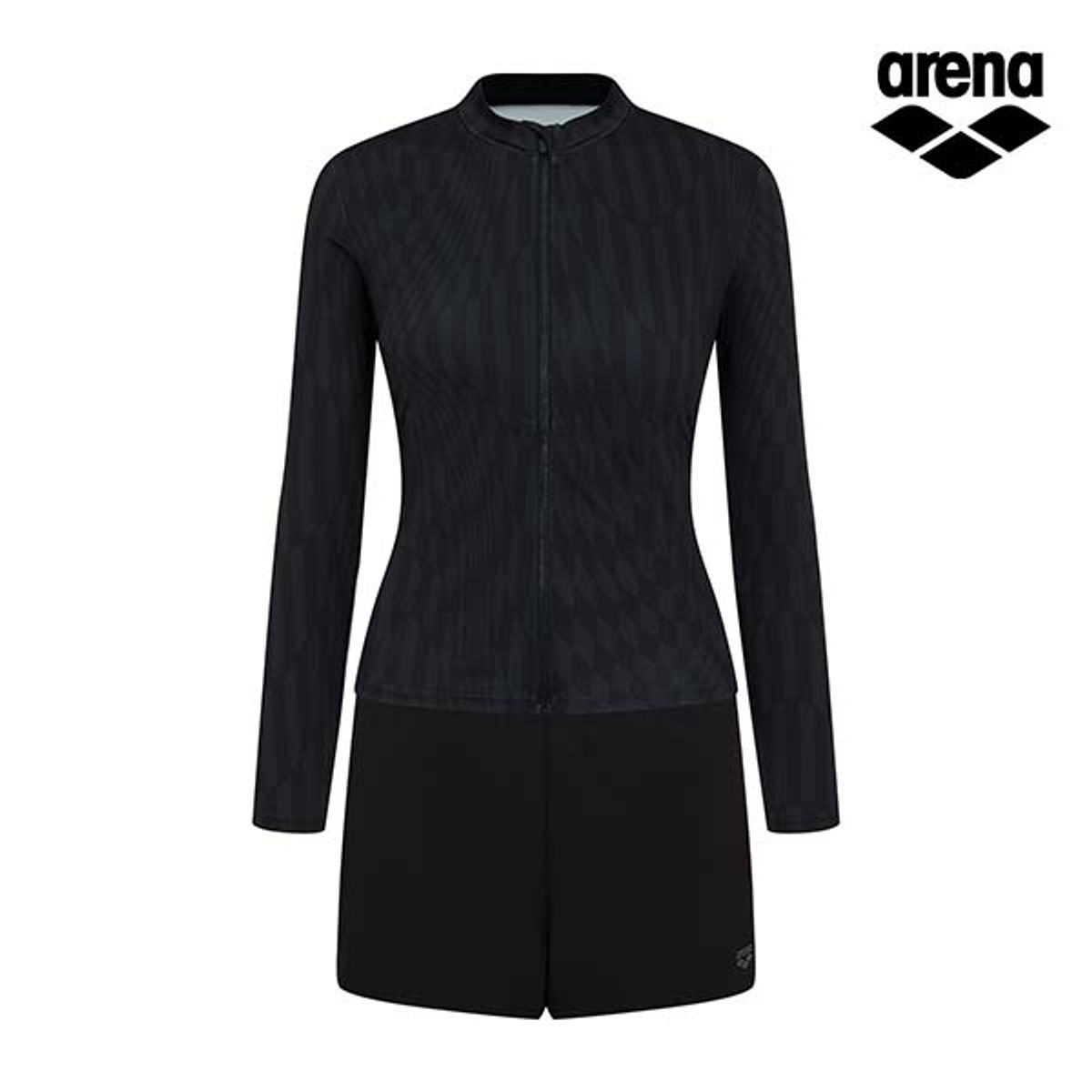 아레나(ARENA) 소다 레저 집업 래쉬가드 세트 A4BL1PS10BLK
