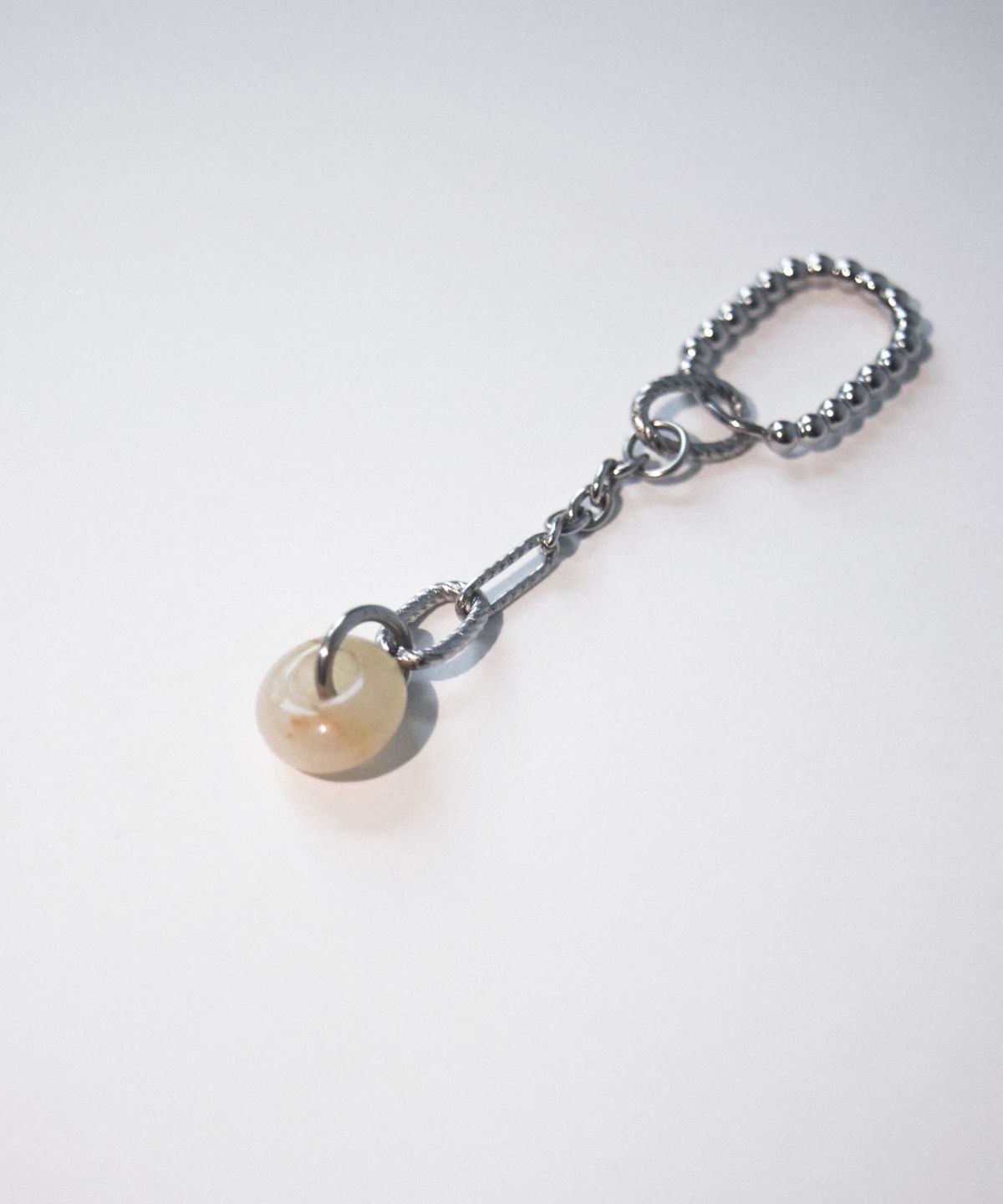 이보키(EVOKY) Jade ring charm_Ivory