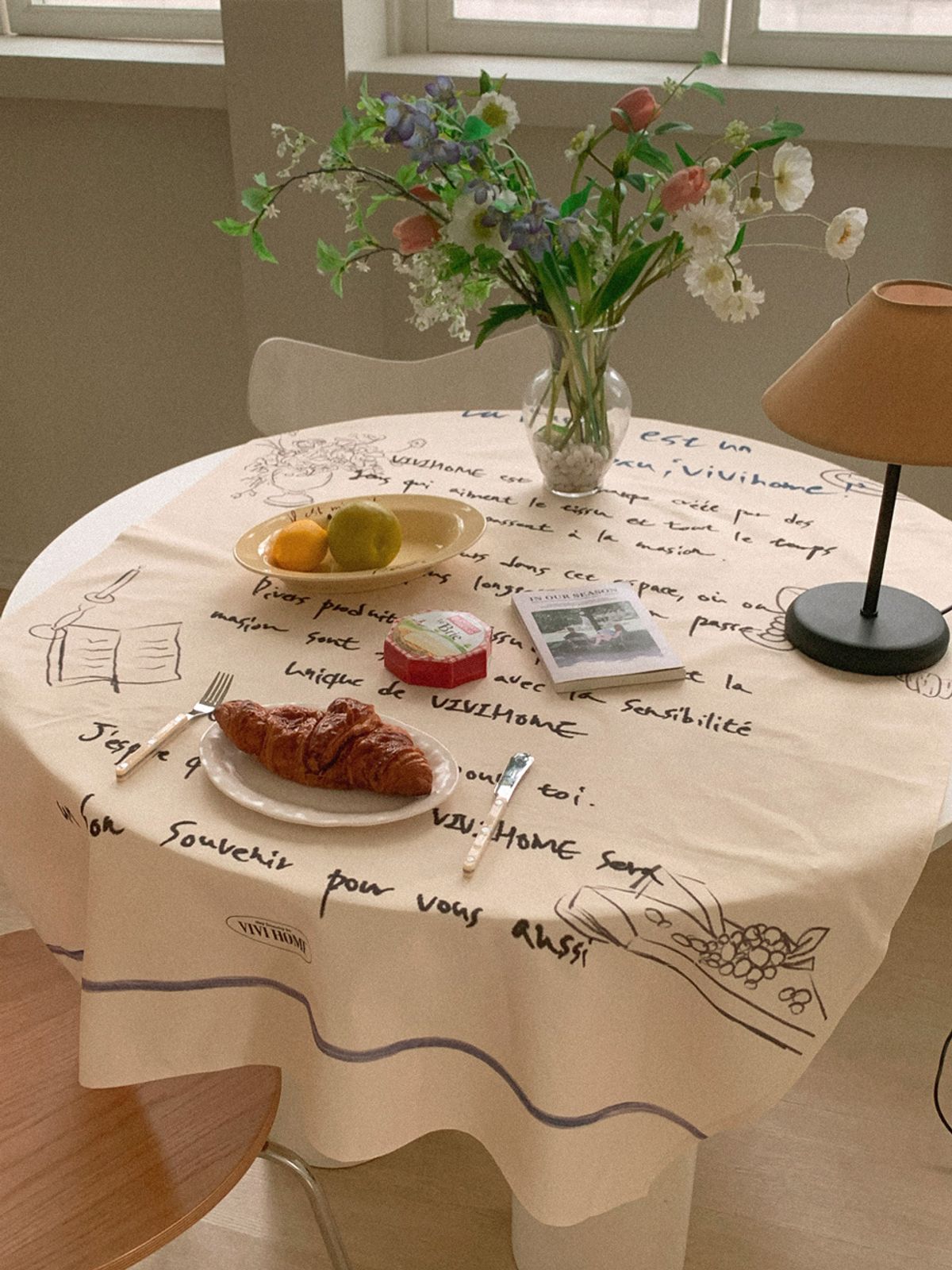비비홈(VIVIHOME) [선물포장] Merci, 메르시 빈티지 레터링 포스터 (3size)